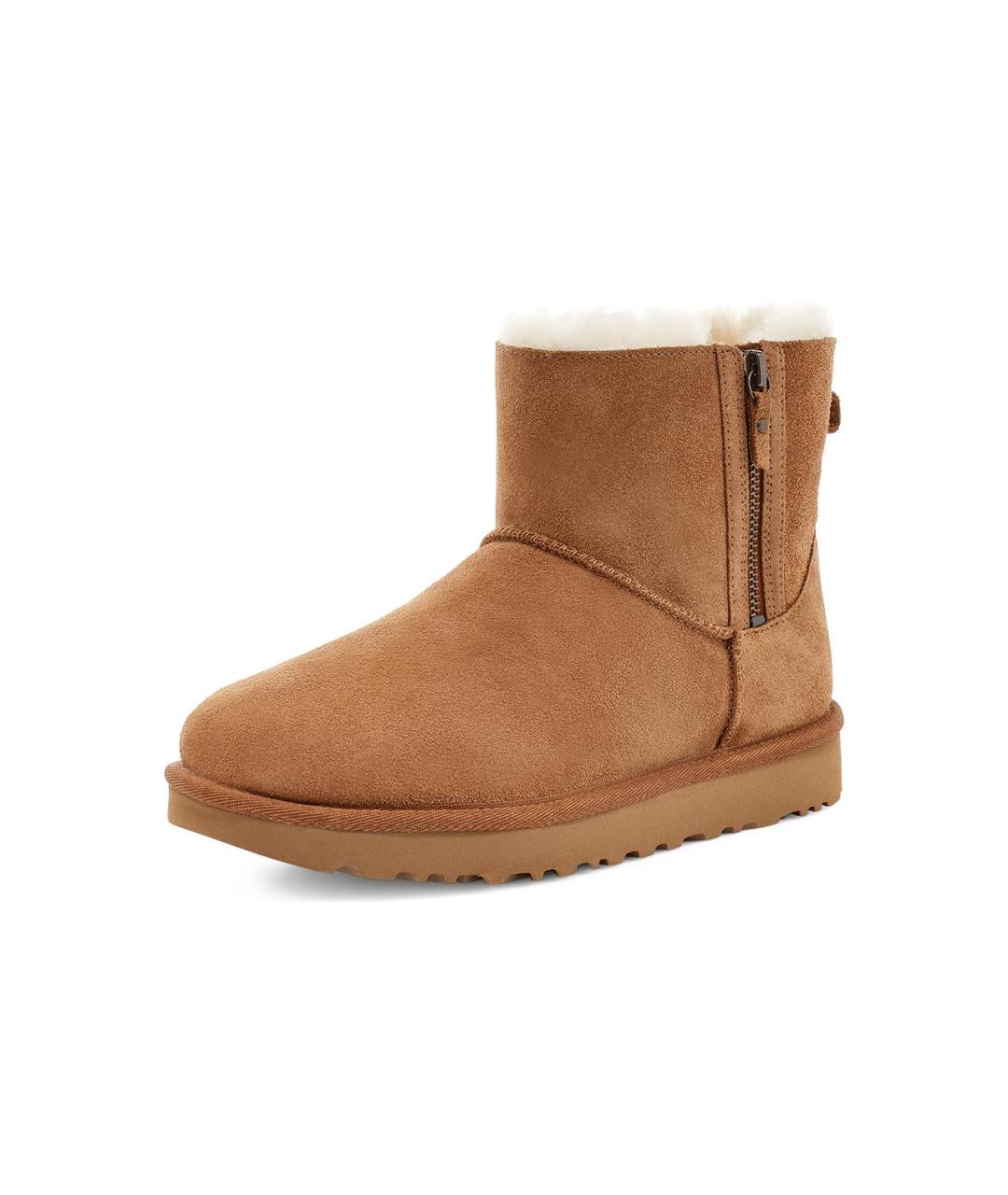 UGG AUSTRALIA Коричневые замшевые ботинки, фото 3