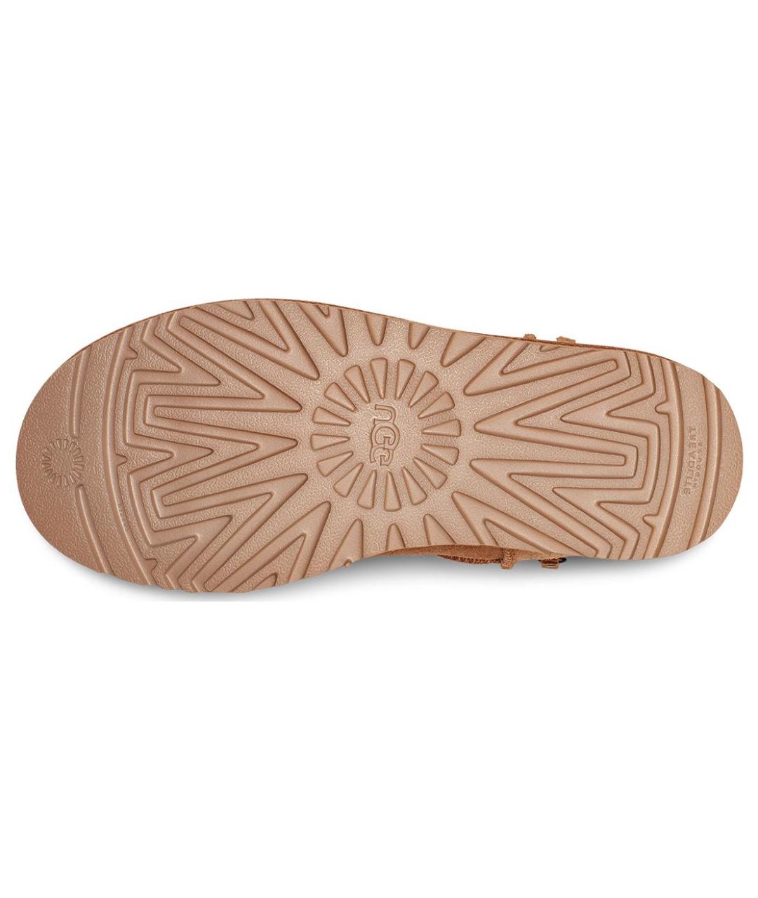 UGG AUSTRALIA Коричневые замшевые ботинки, фото 5