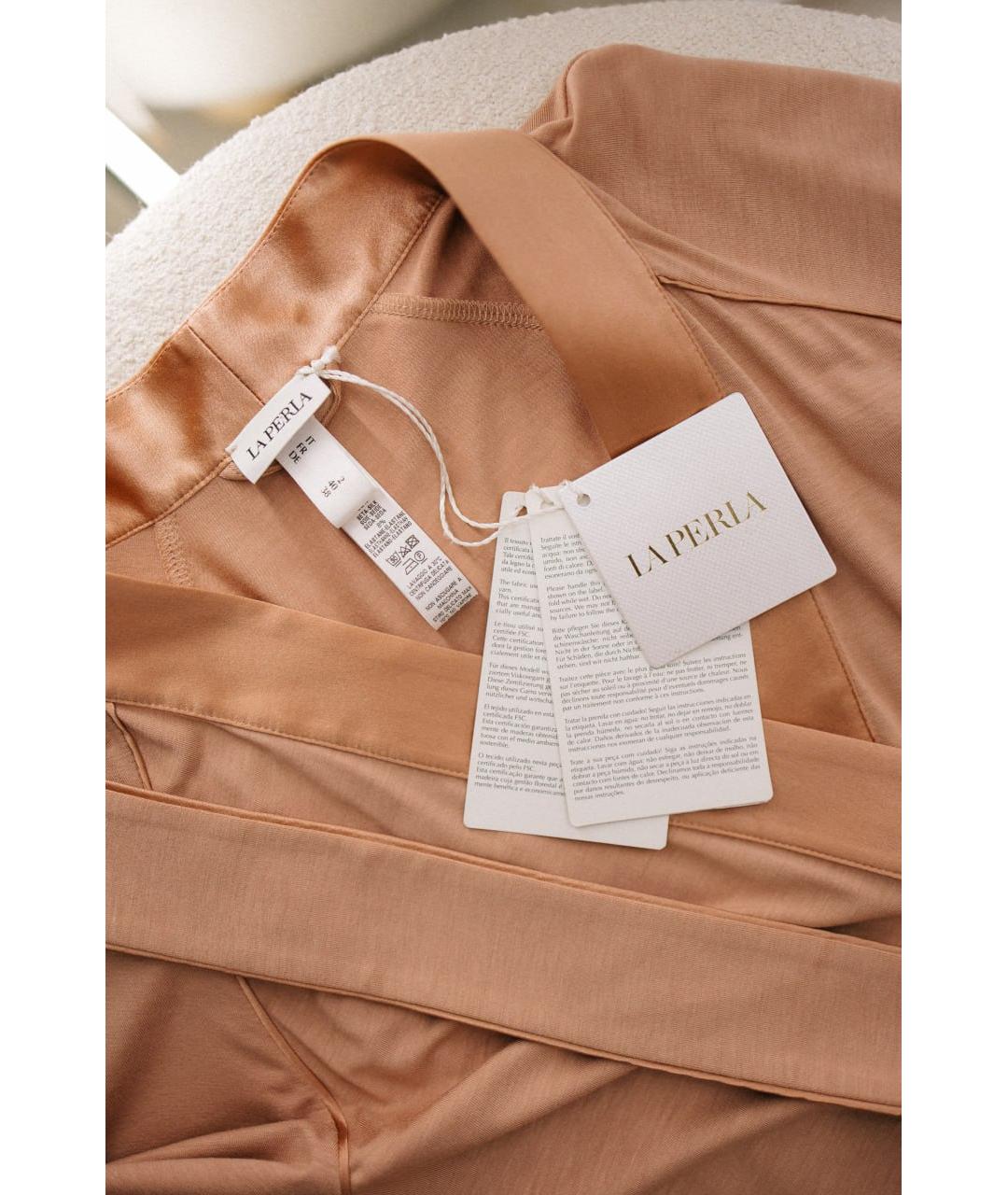 LA PERLA Розовый халаты, фото 4