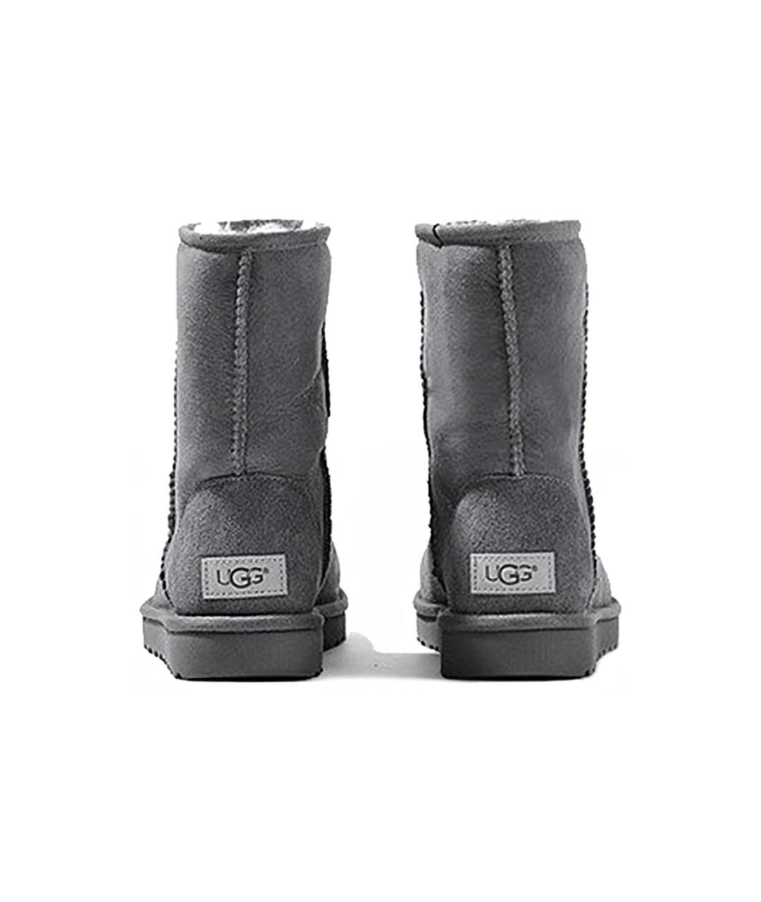 UGG AUSTRALIA Серые замшевые ботинки, фото 4