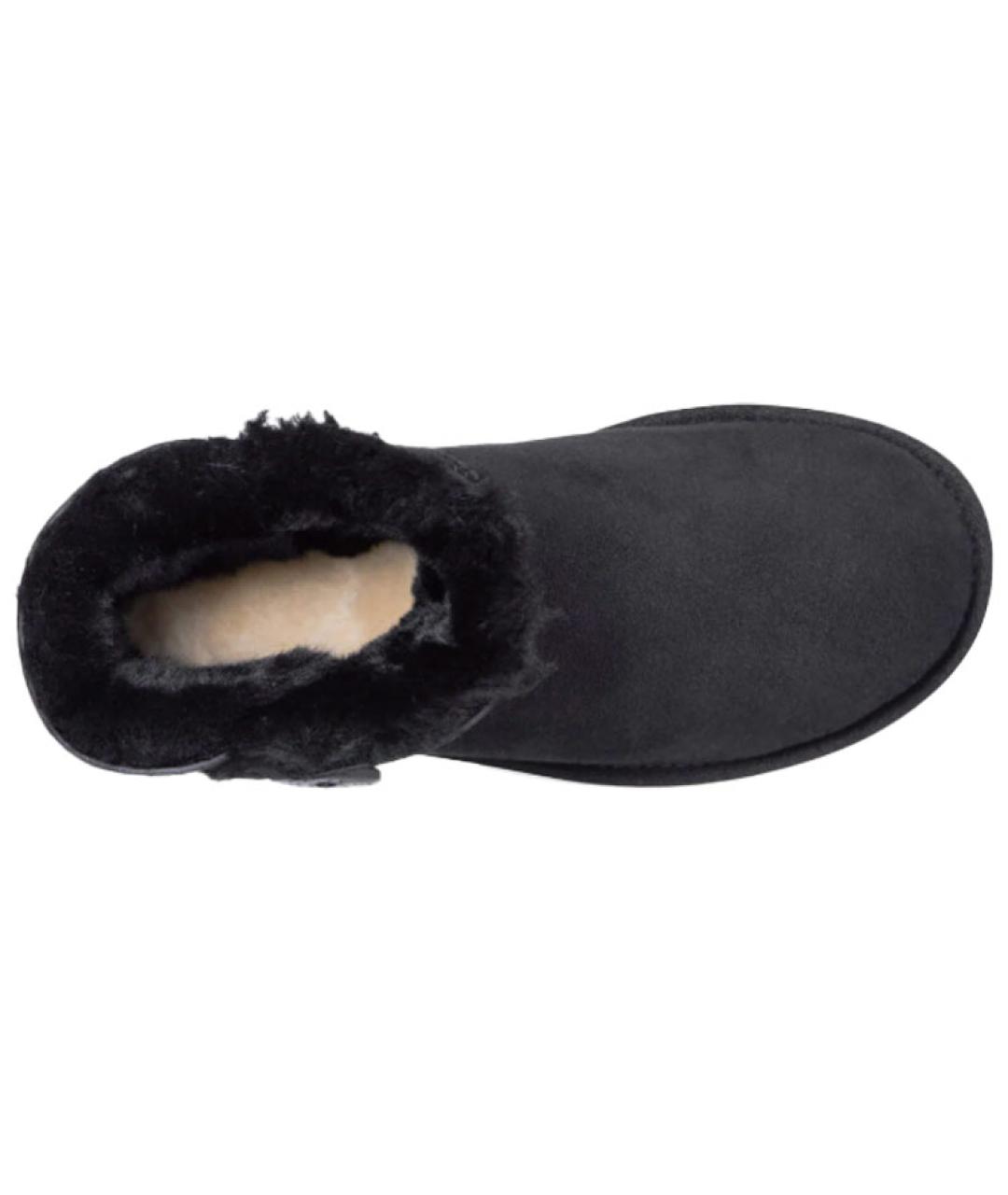 UGG AUSTRALIA Черные замшевые ботинки, фото 5