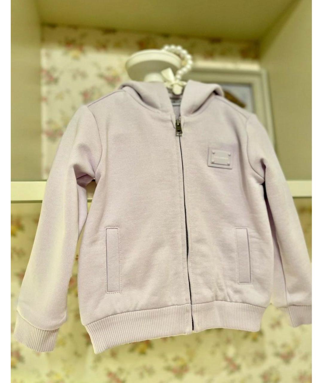 DOLCE&GABBANA Розовый хлопковый комплект, фото 4