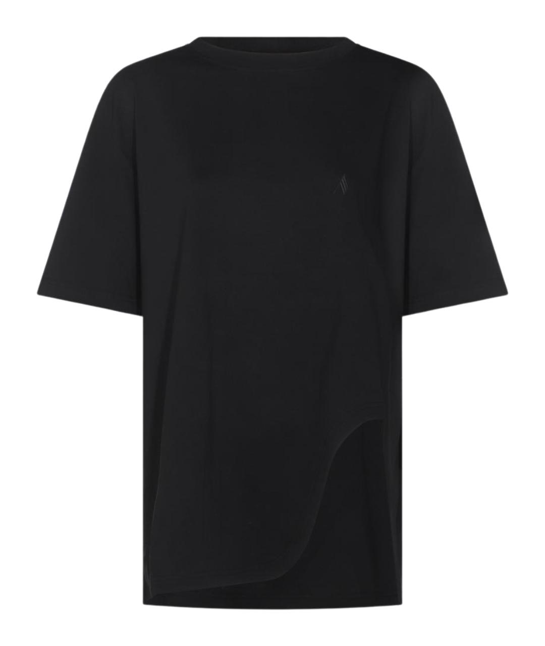 THE ATTICO Черная хлопковая футболка, фото 1