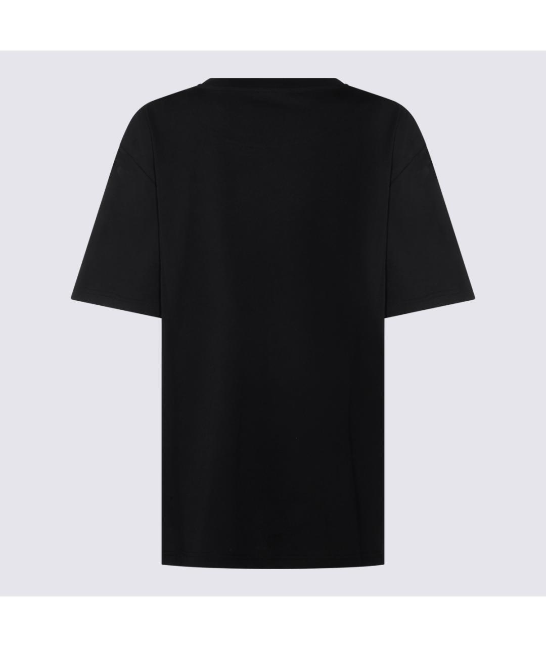 THE ATTICO Черная хлопковая футболка, фото 2