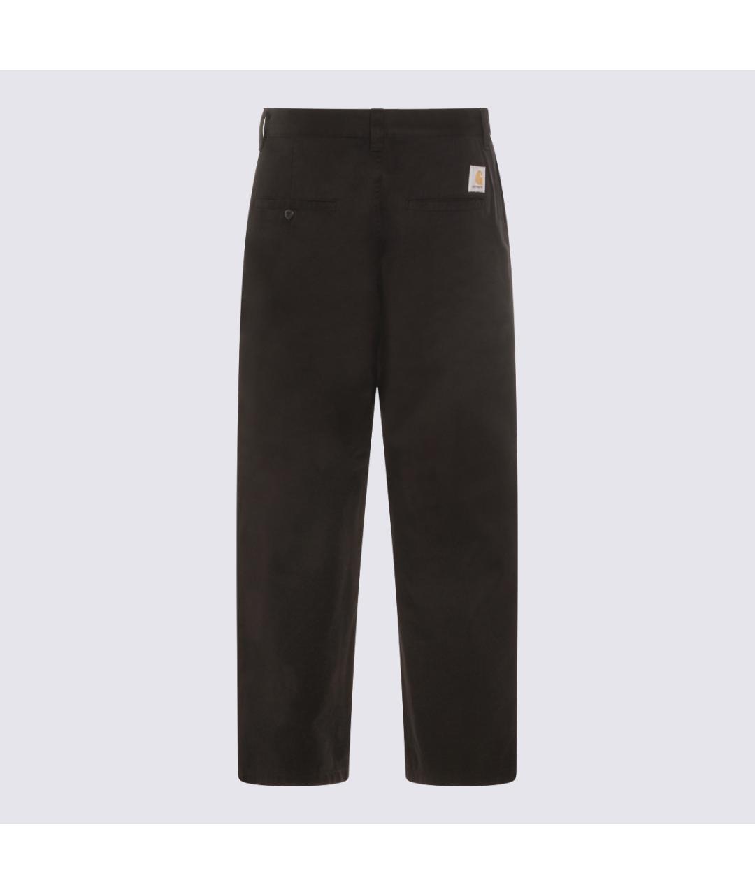 CARHARTT WIP Черные хлопковые повседневные брюки, фото 2