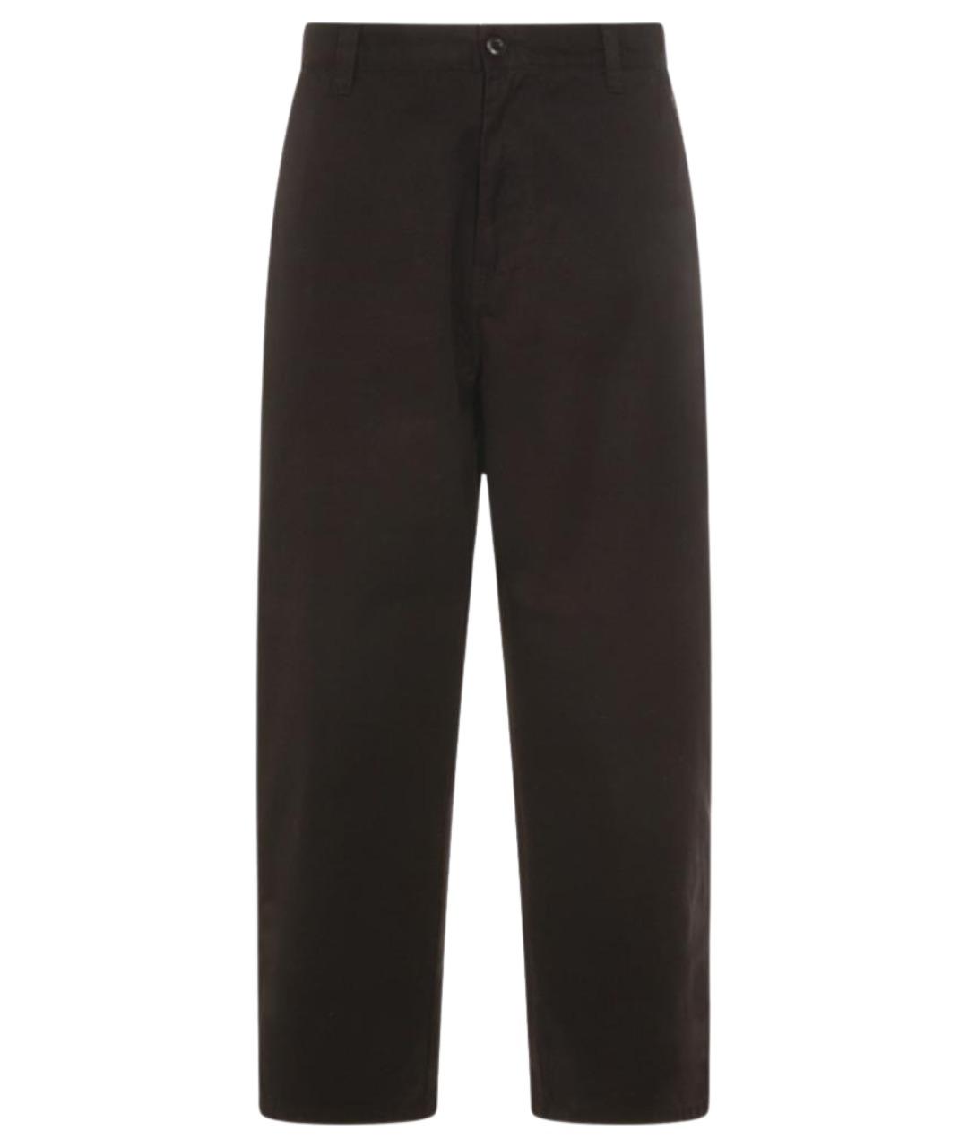 CARHARTT WIP Черные хлопковые повседневные брюки, фото 1