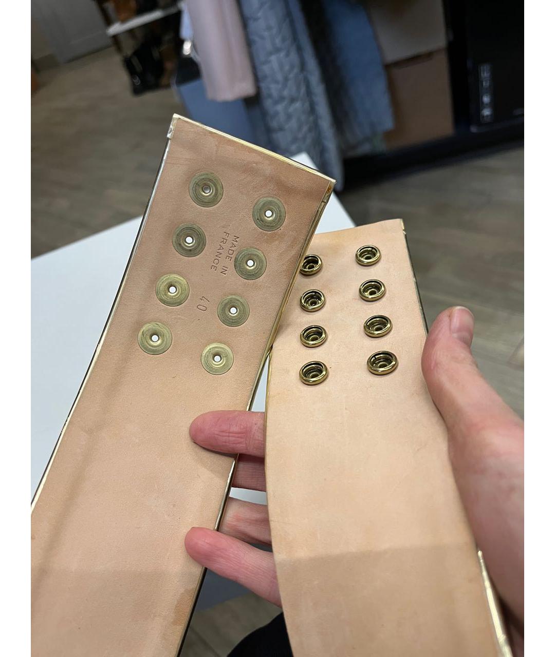 BALMAIN Черный замшевый ремень, фото 8