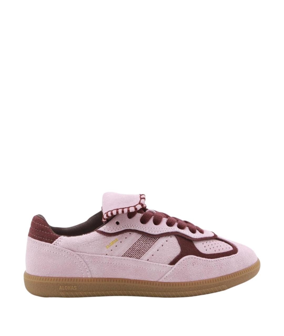 ALOHAS Розовые замшевые кроссовки, фото 1