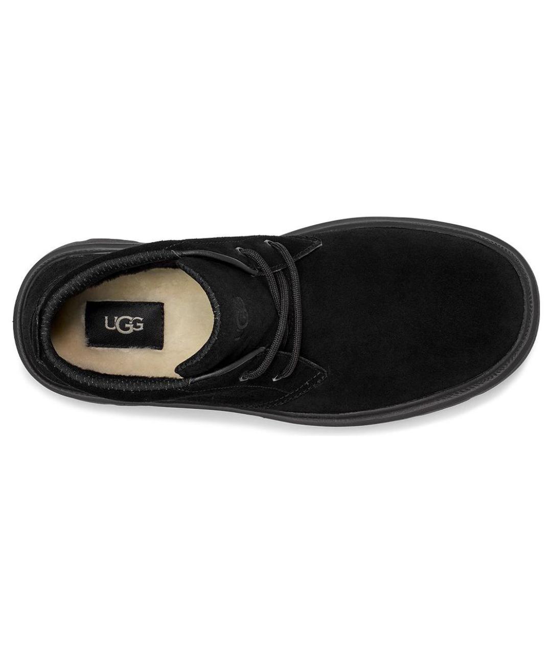 UGG AUSTRALIA Черные нубуковые высокие ботинки, фото 4