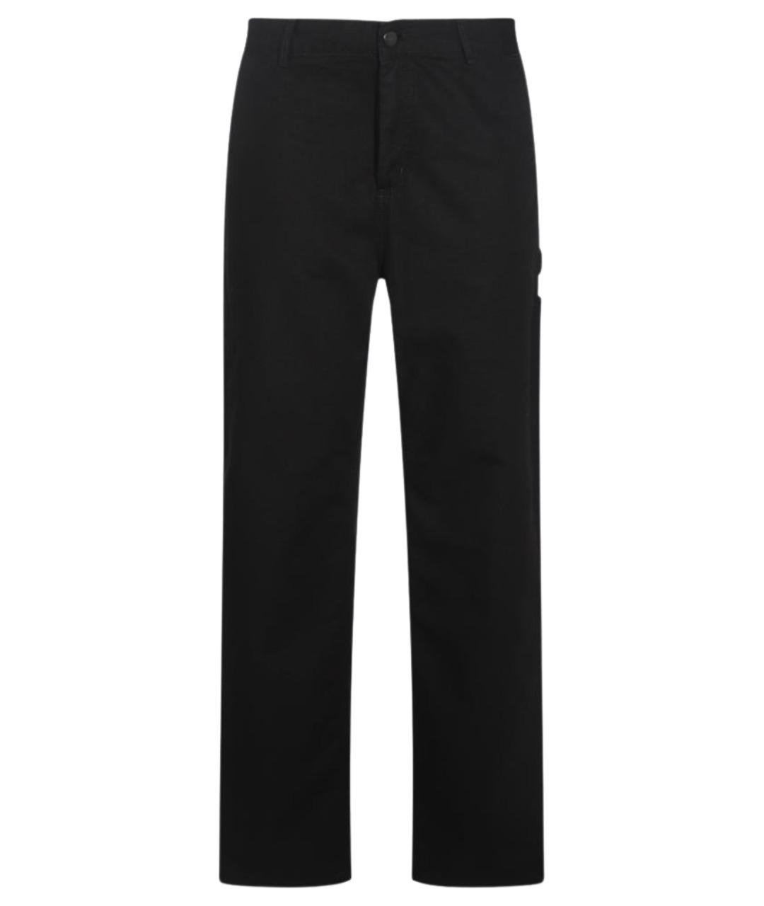 CARHARTT WIP Черные хлопковые прямые джинсы, фото 1