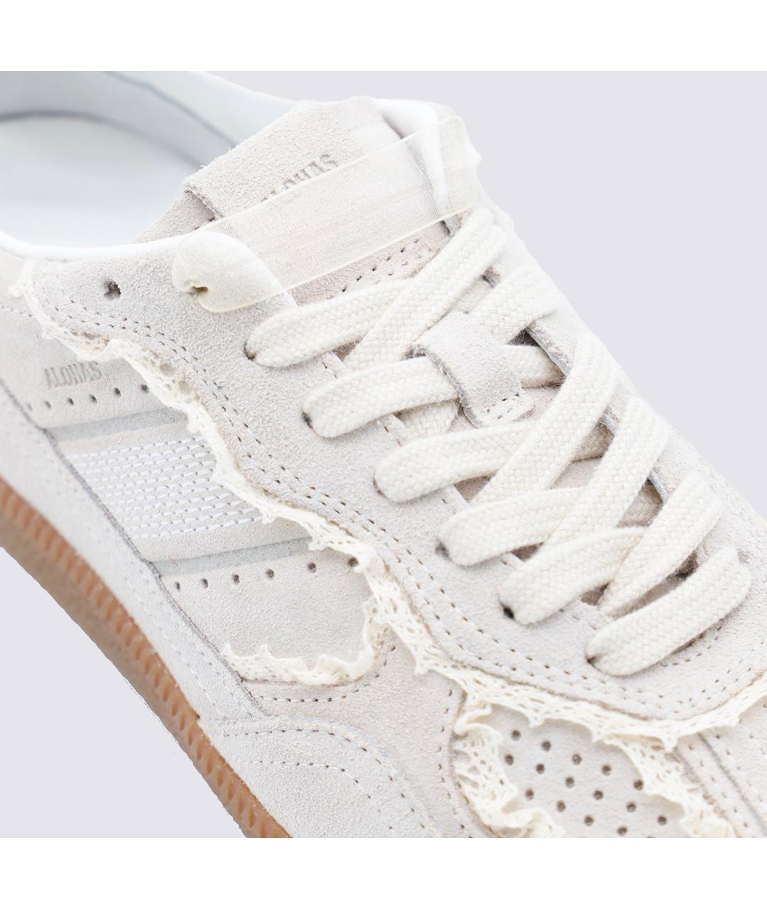 ALOHAS Бежевые кожаные кроссовки, фото 4