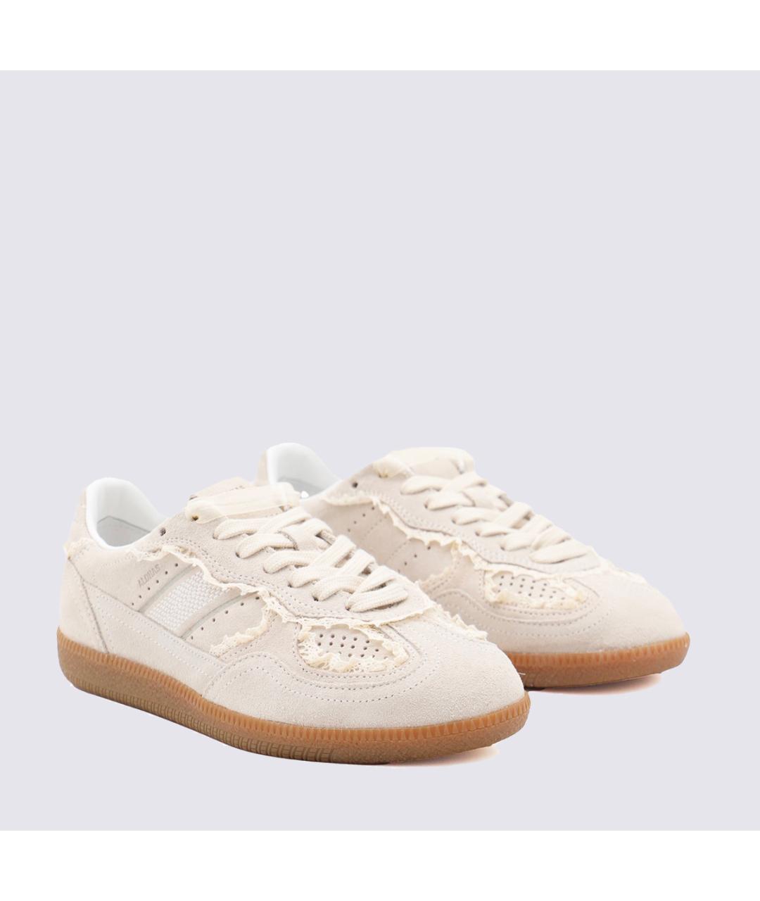 ALOHAS Бежевые кожаные кроссовки, фото 3