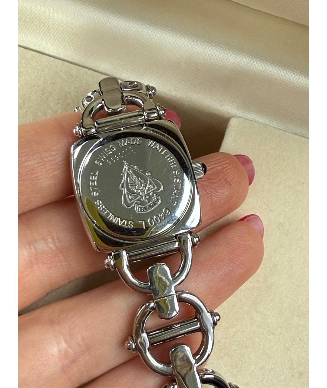 GUCCI Серебряные стальные часы, фото 2