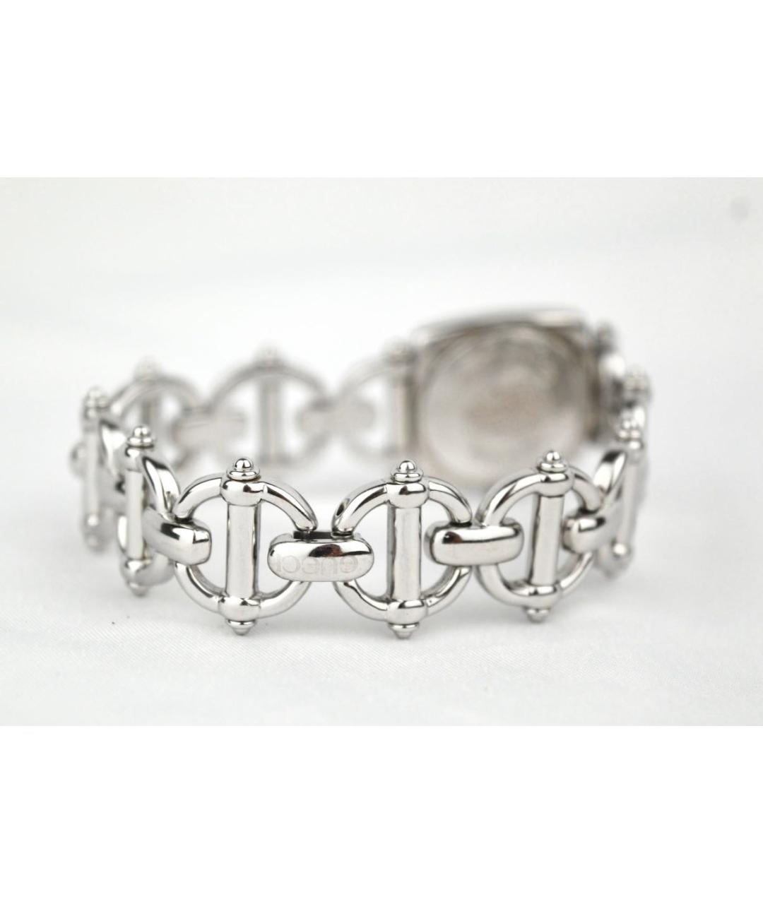 GUCCI Серебряные стальные часы, фото 3