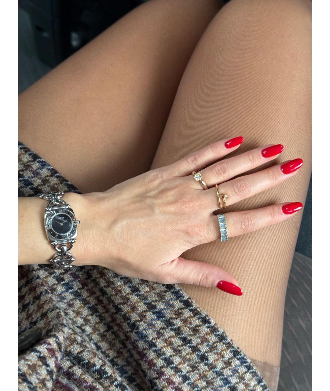 GUCCI Серебряные стальные часы, фото 5