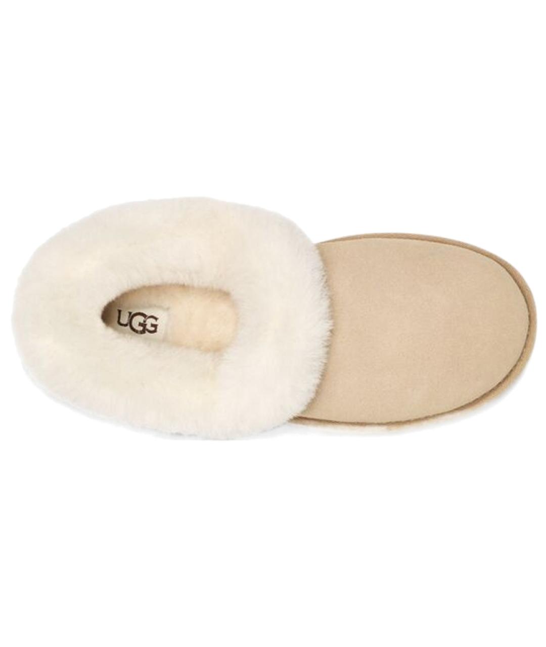 UGG AUSTRALIA Бежевые замшевые ботинки, фото 4