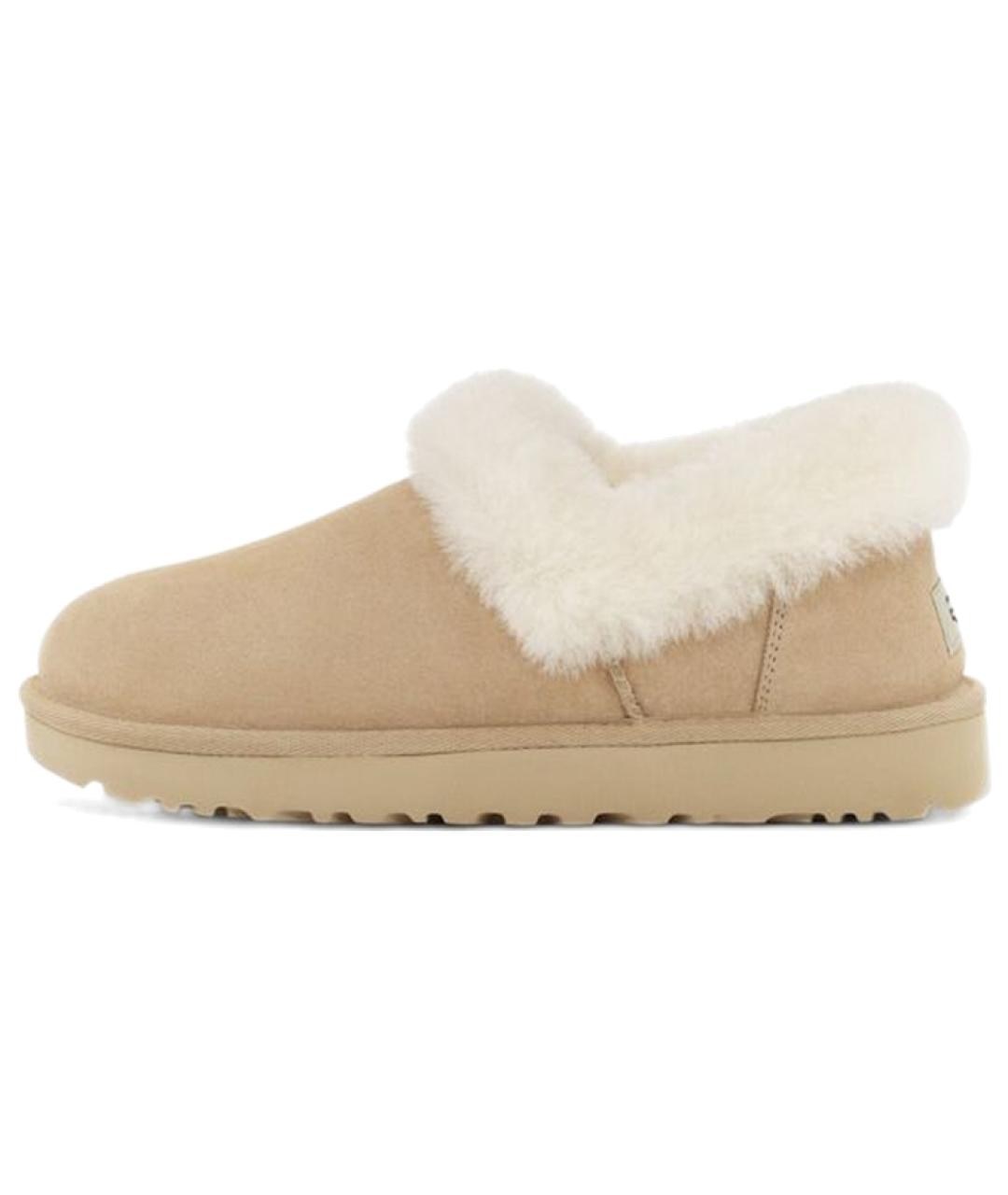 UGG AUSTRALIA Бежевые замшевые ботинки, фото 2