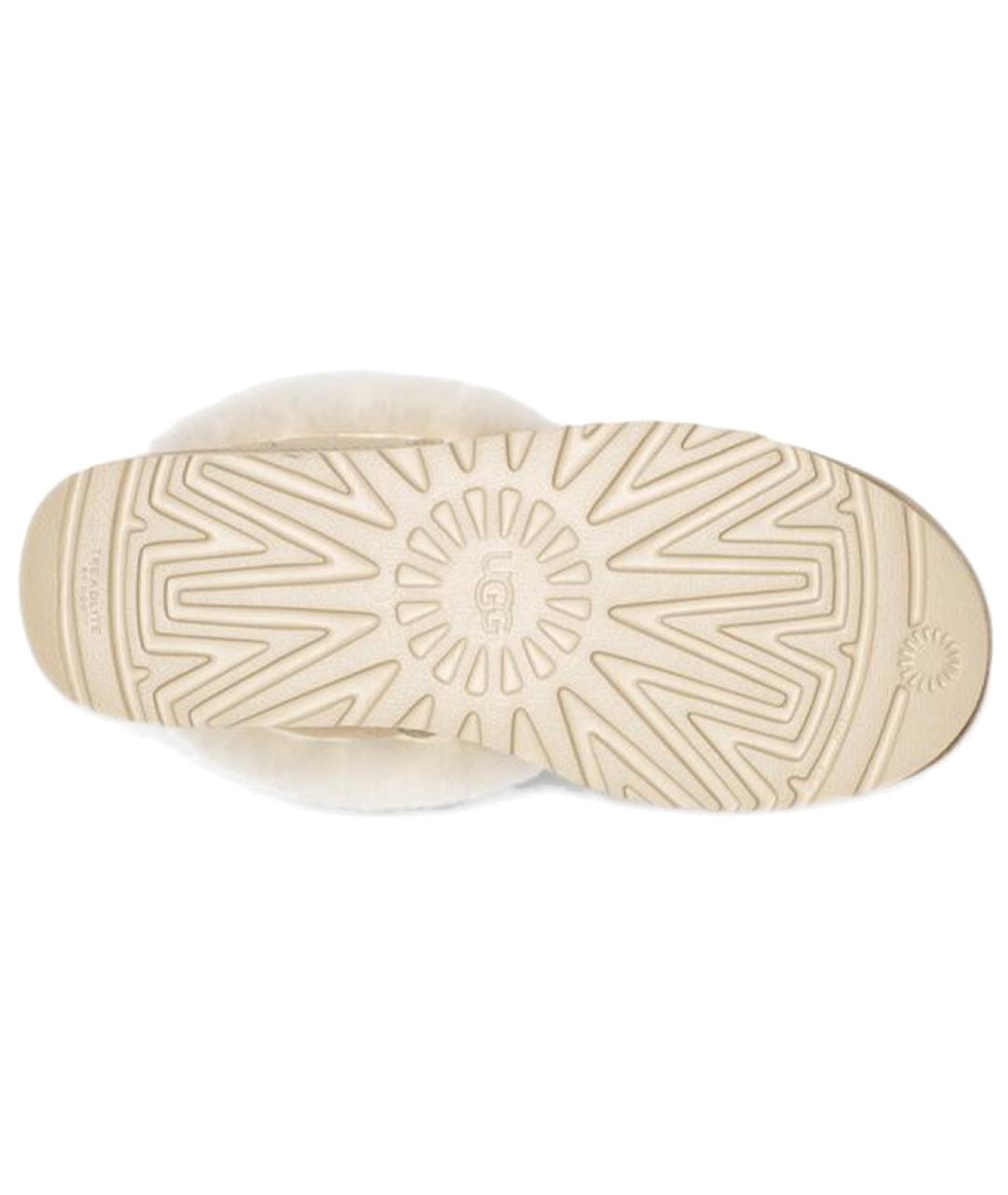 UGG AUSTRALIA Бежевые замшевые ботинки, фото 6