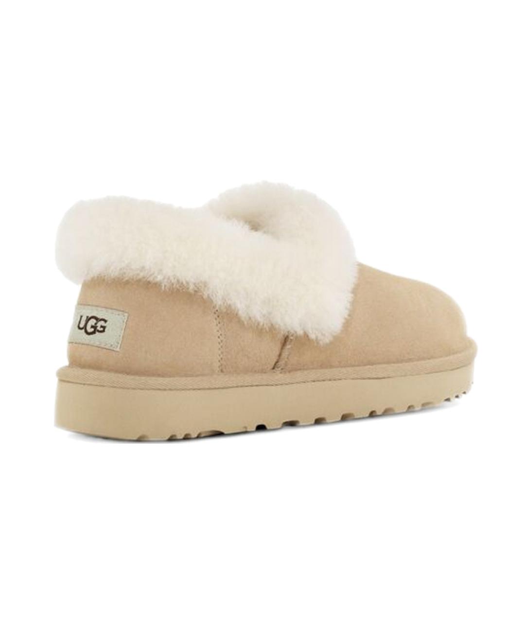 UGG AUSTRALIA Бежевые замшевые ботинки, фото 5