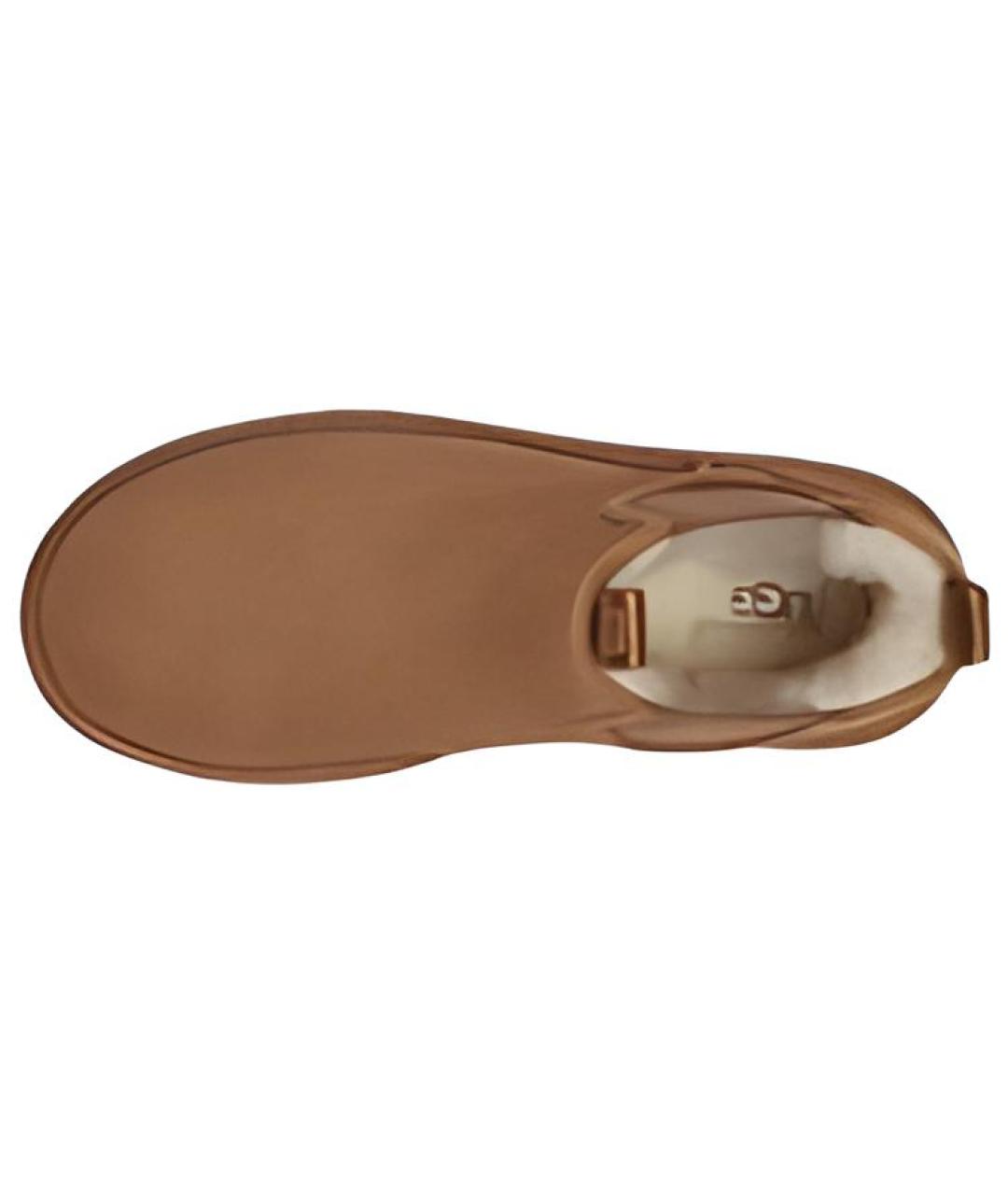 UGG AUSTRALIA Коричневые замшевые ботинки, фото 5