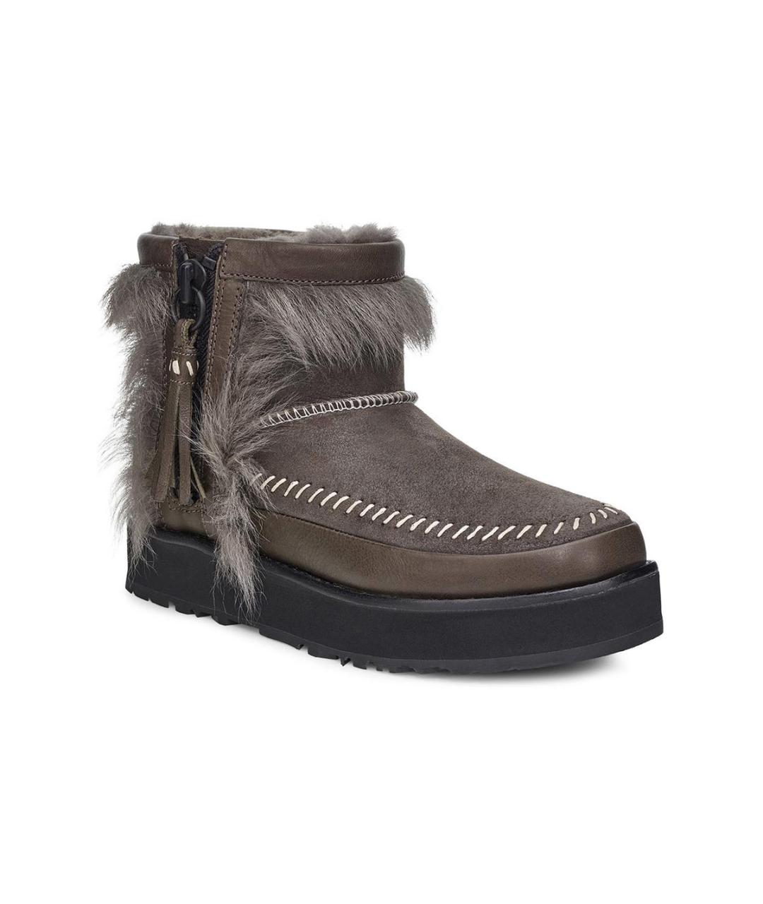 UGG AUSTRALIA Серые ботинки, фото 3