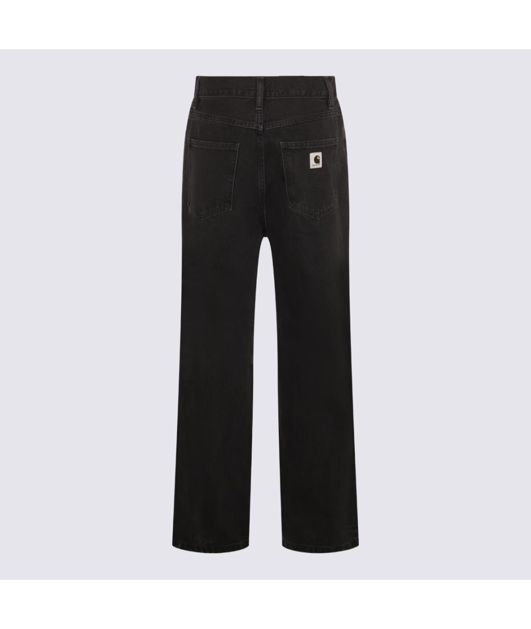 CARHARTT WIP Черные хлопковые прямые джинсы, фото 2