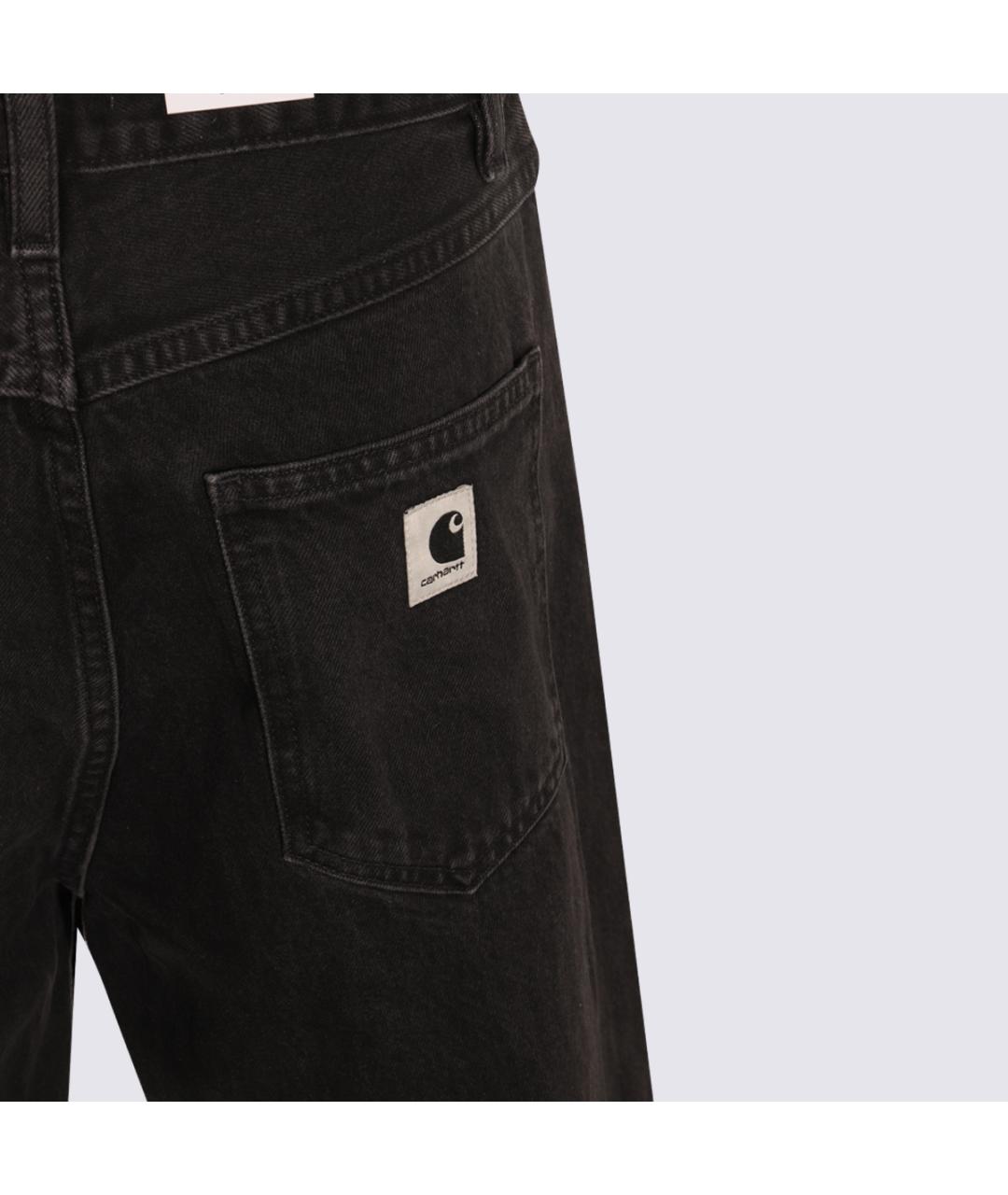 CARHARTT WIP Черные хлопковые прямые джинсы, фото 4