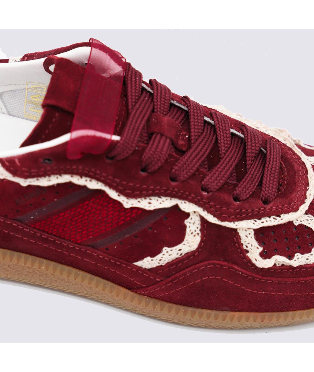 ALOHAS Бордовые замшевые кроссовки, фото 4