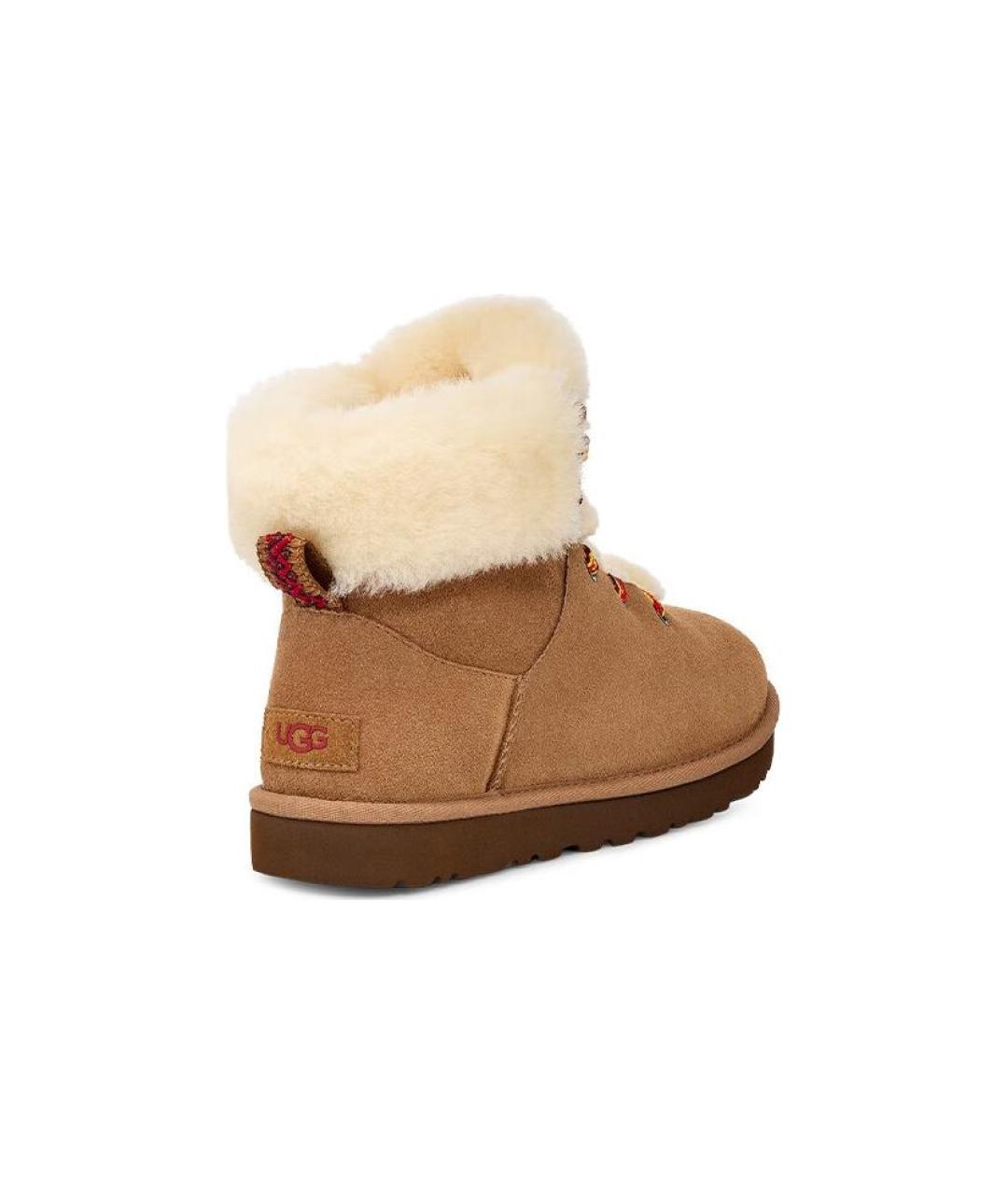 UGG AUSTRALIA Коричневые замшевые ботинки, фото 5