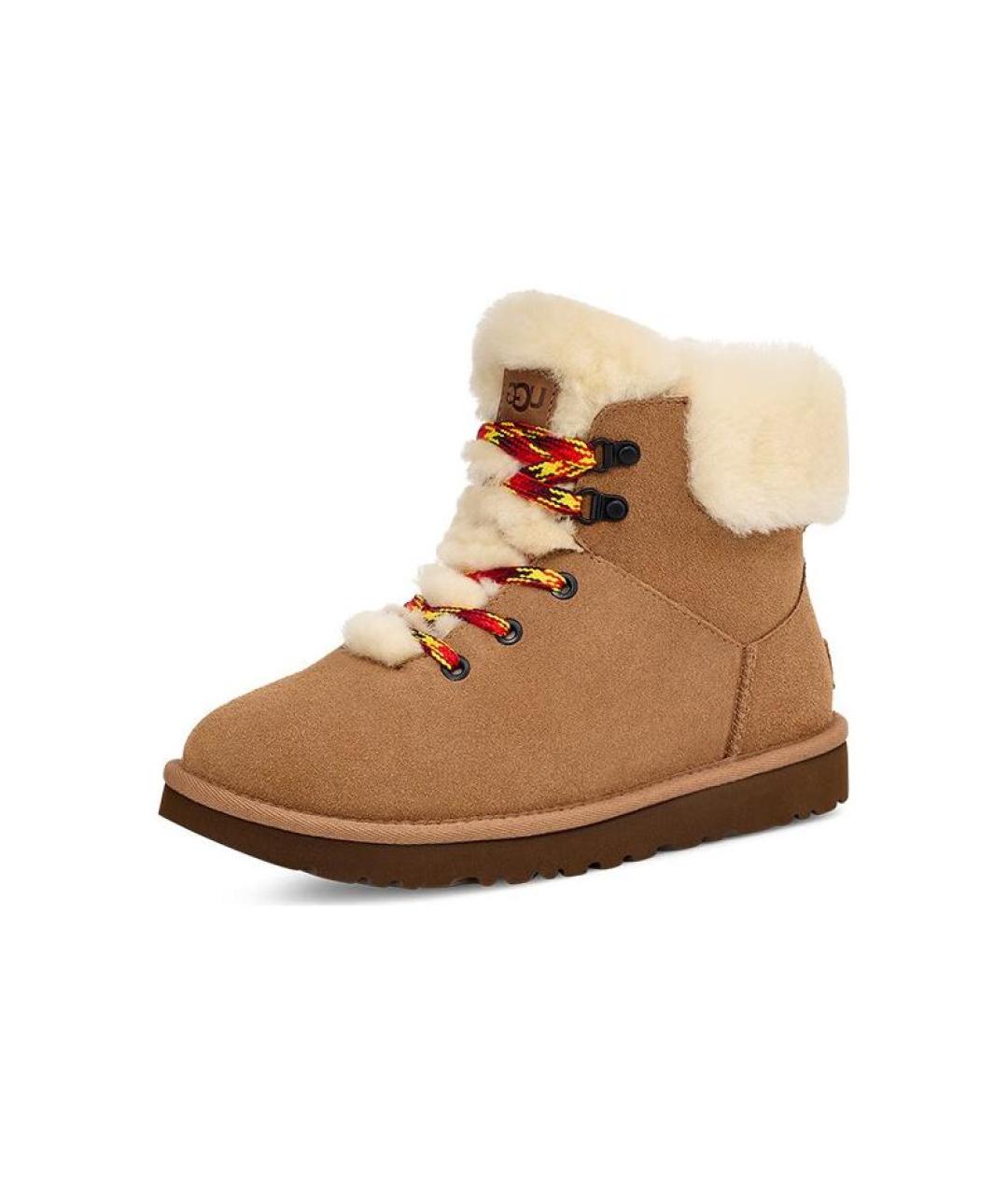 UGG AUSTRALIA Коричневые замшевые ботинки, фото 3