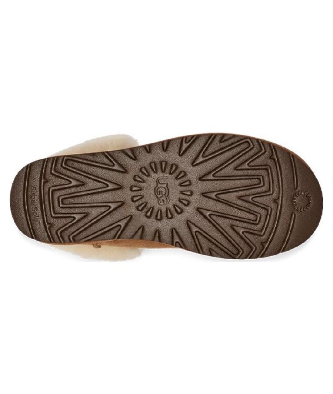 UGG AUSTRALIA Коричневые замшевые ботинки, фото 6