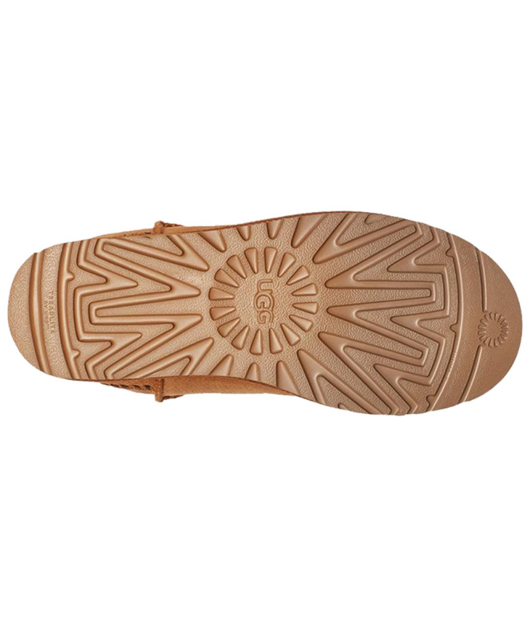 UGG AUSTRALIA Коричневые замшевые высокие ботинки, фото 6