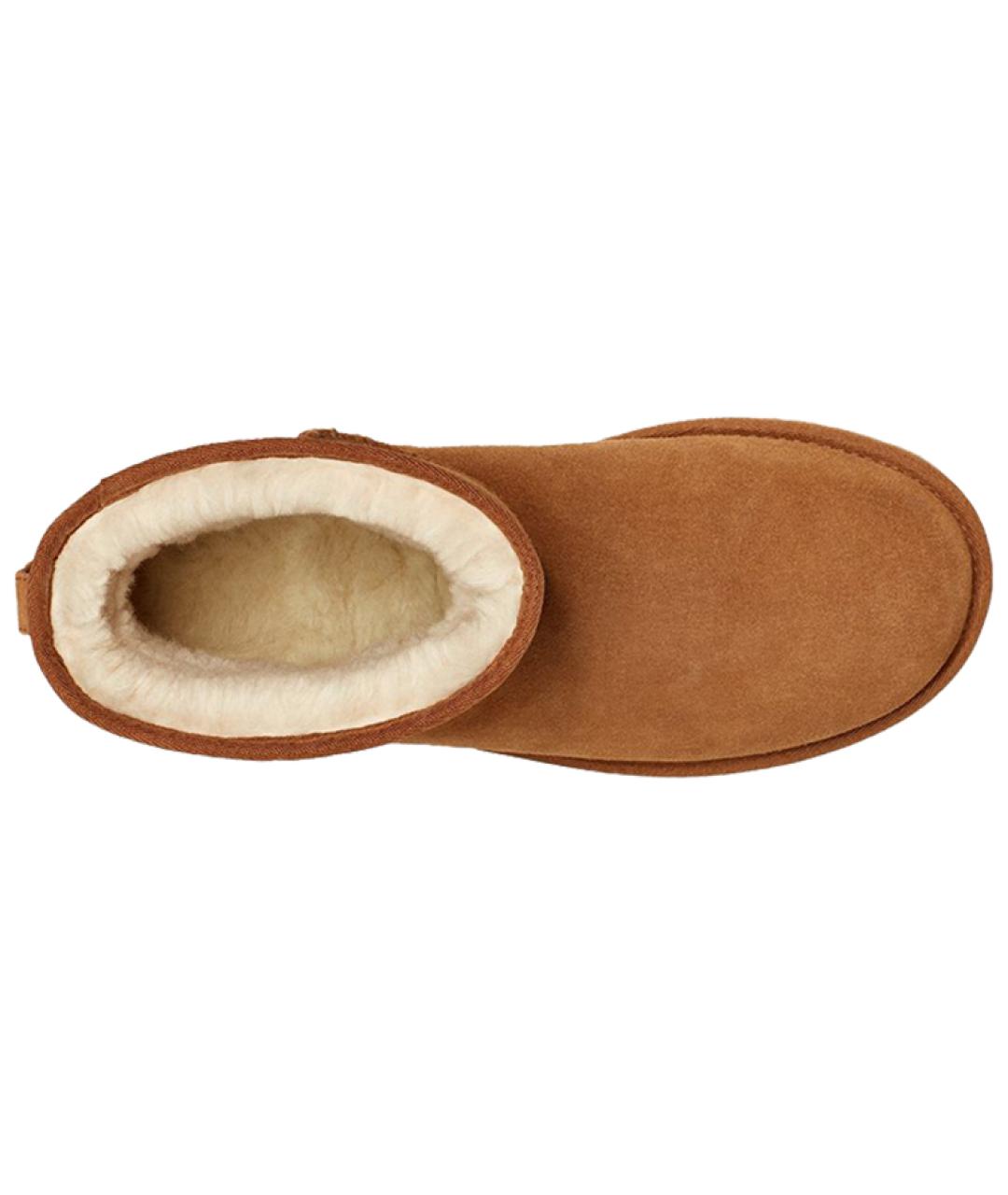 UGG AUSTRALIA Коричневые замшевые высокие ботинки, фото 5