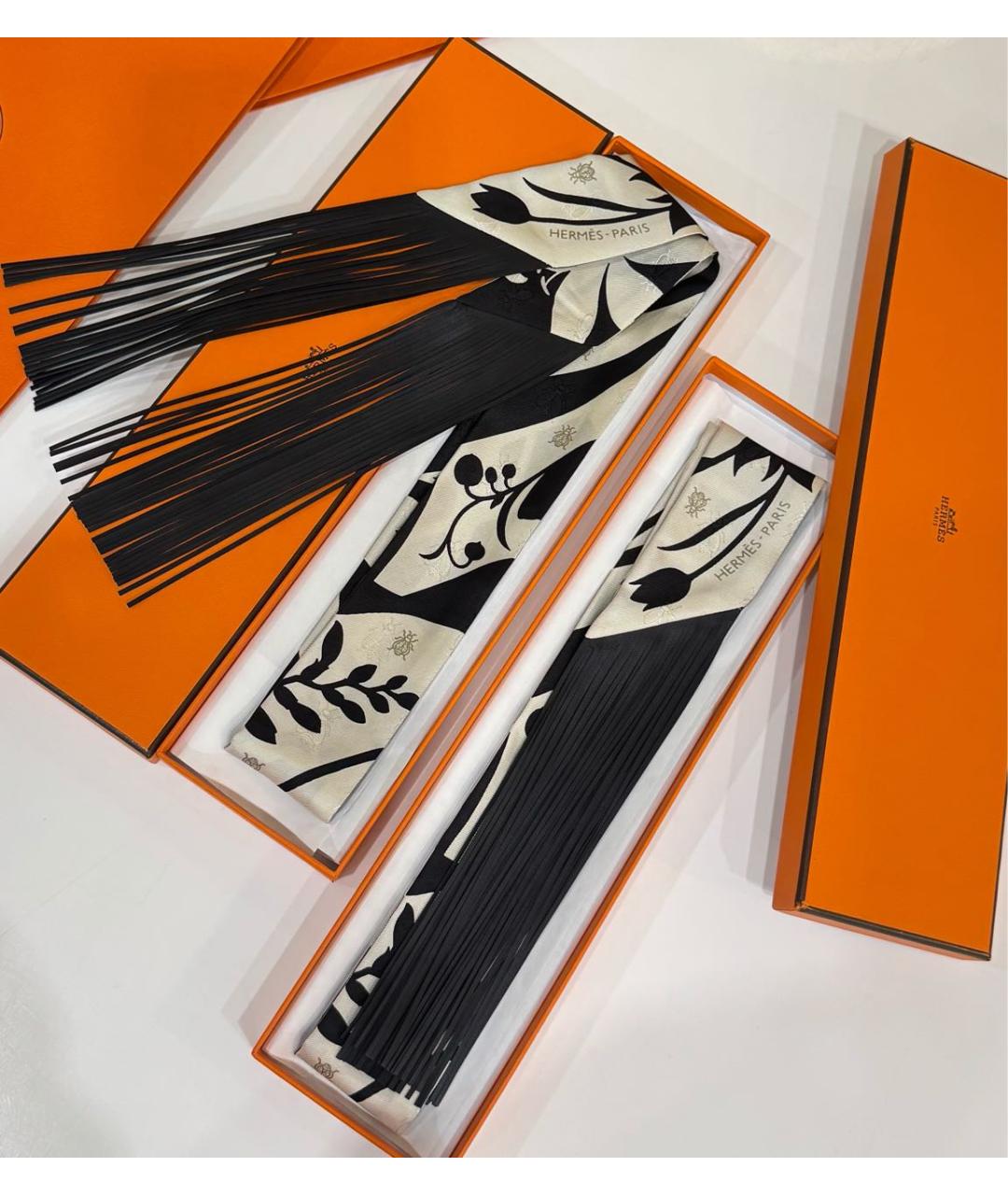 HERMES Мульти шелковый платок, фото 7