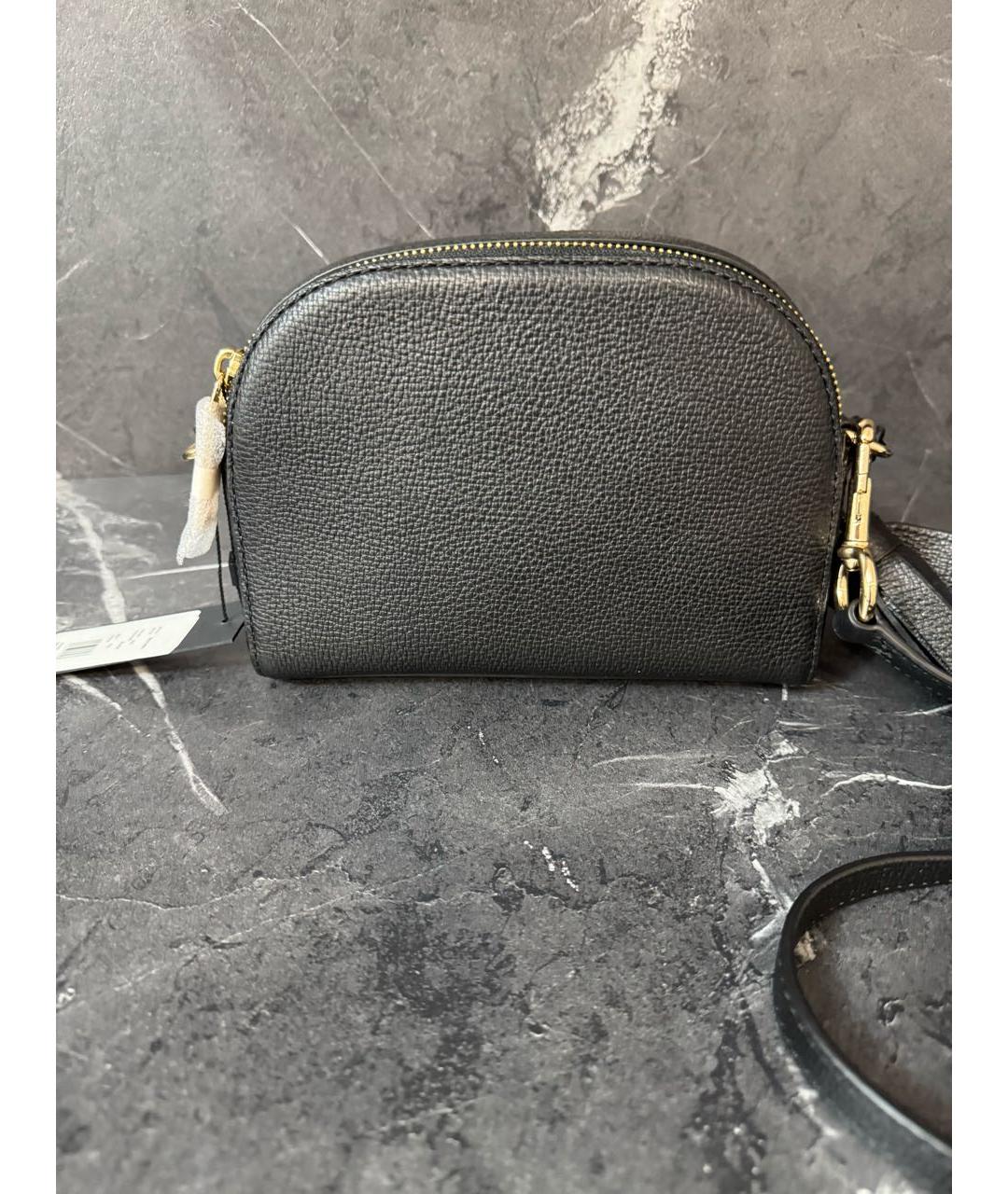 MARC JACOBS Черная кожаная сумка через плечо, фото 3