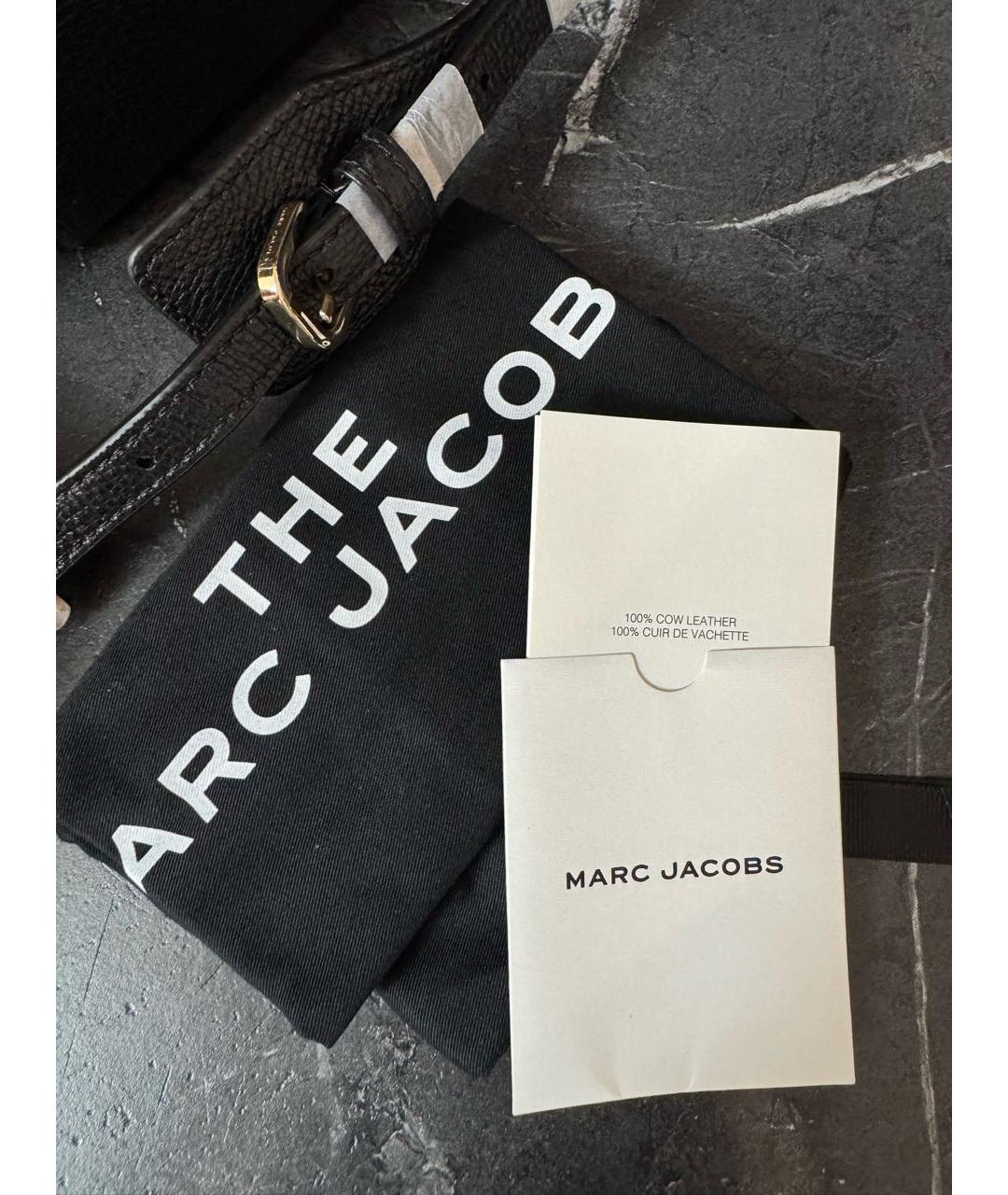 MARC JACOBS Черная кожаная сумка через плечо, фото 8