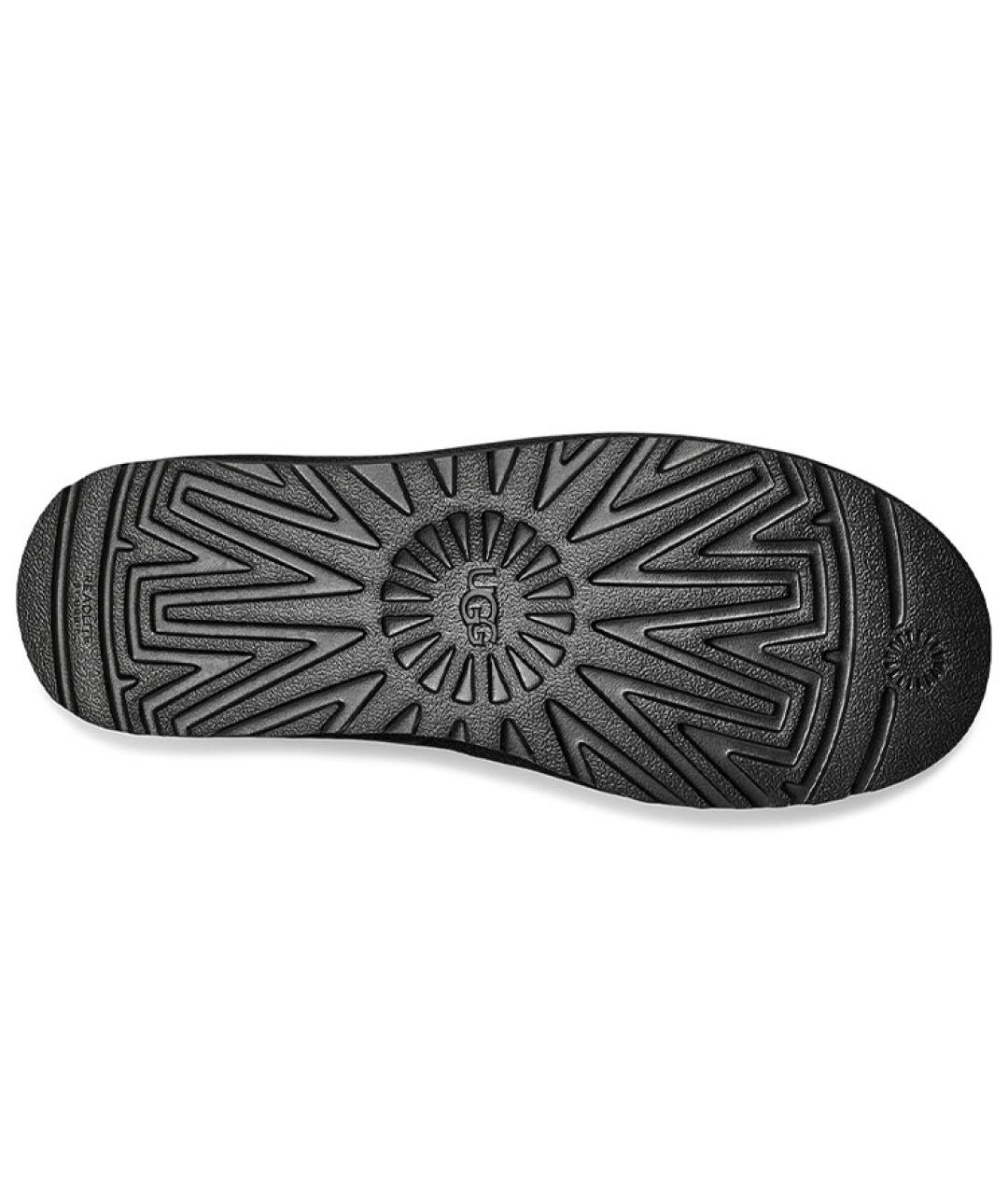 UGG AUSTRALIA Черные замшевые низкие ботинки, фото 6