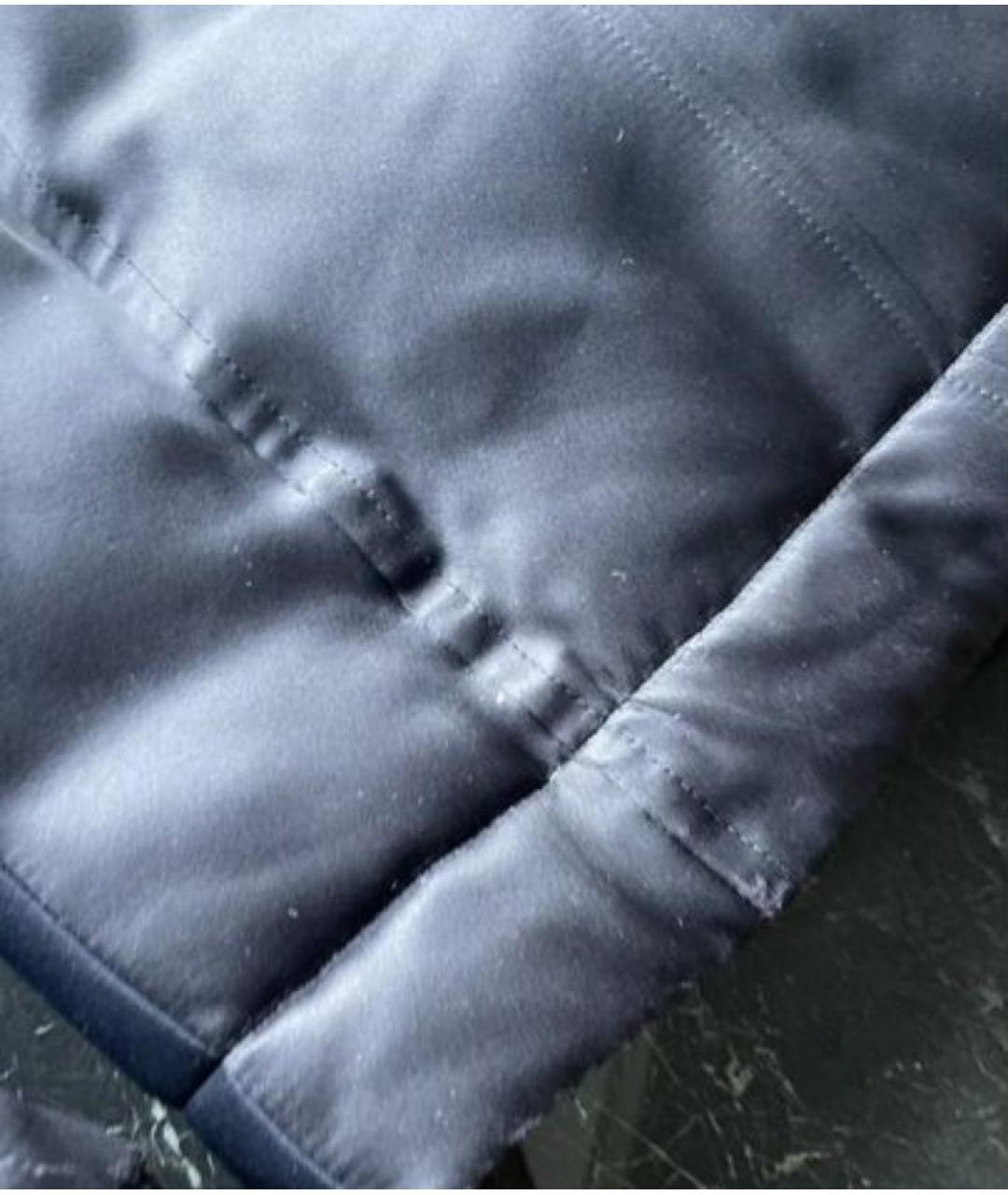 DIANE VON FURSTENBERG Темно-синяя шелковая куртка, фото 8