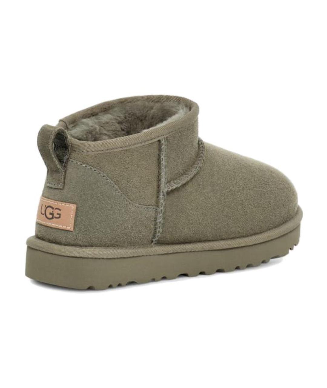 UGG AUSTRALIA Зеленые замшевые ботинки, фото 5