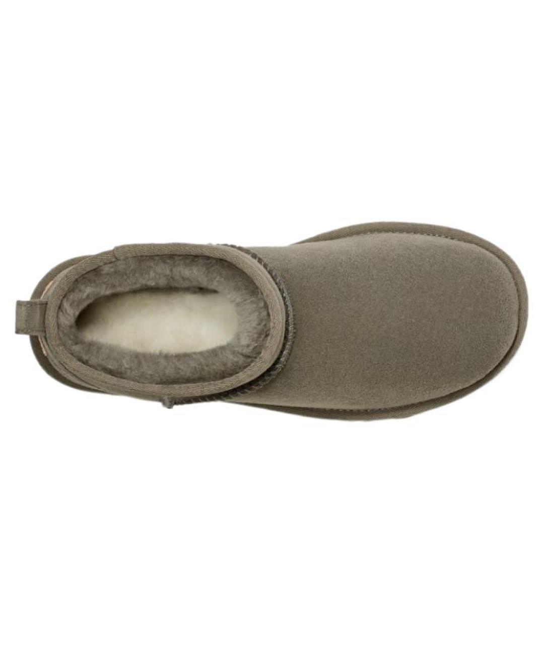 UGG AUSTRALIA Зеленые замшевые ботинки, фото 4