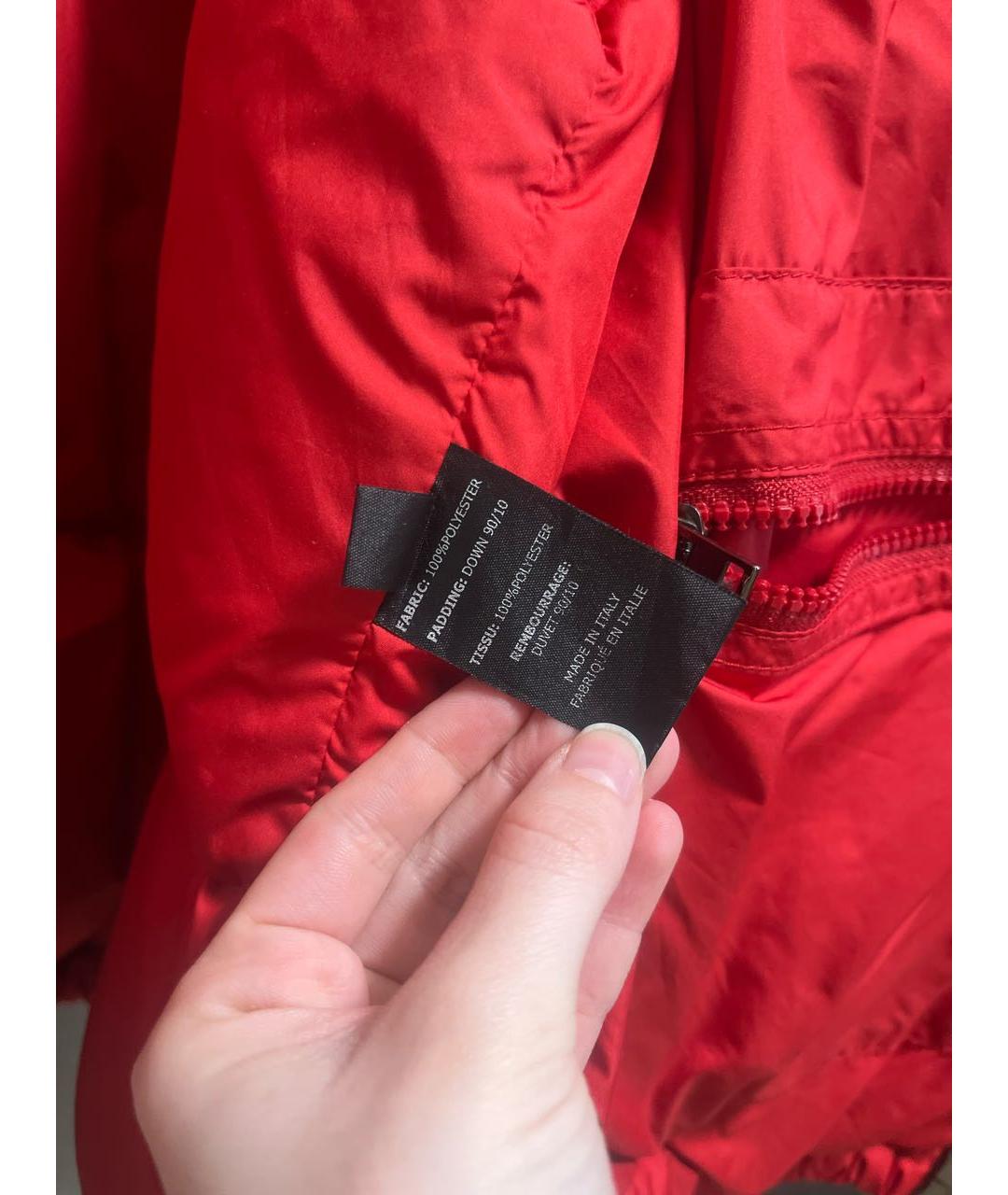 VETEMENTS Красная полиэстеровая куртка, фото 8