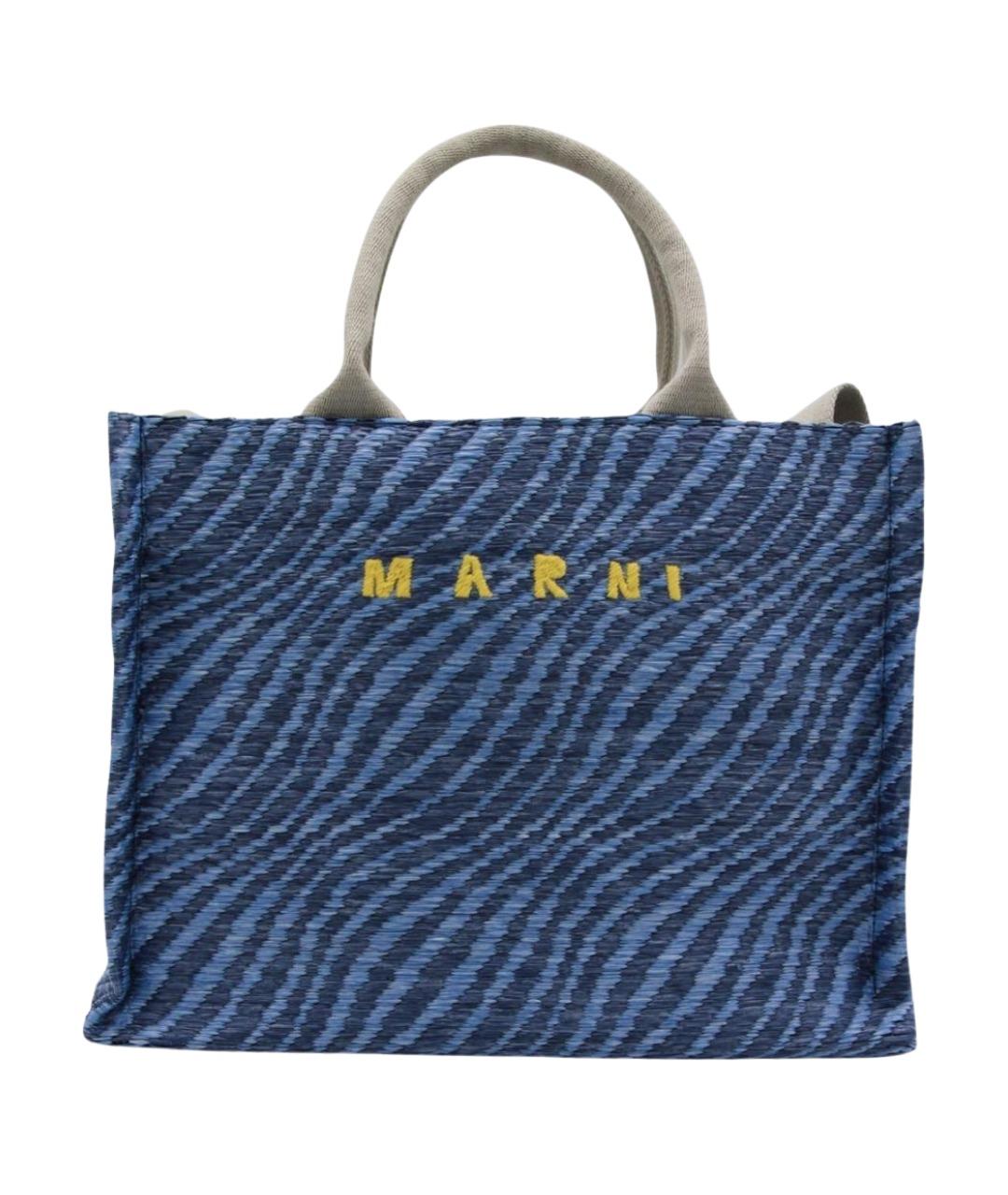MARNI Синяя сумка тоут, фото 1