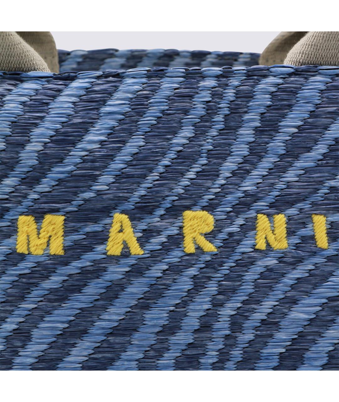 MARNI Синяя сумка тоут, фото 4