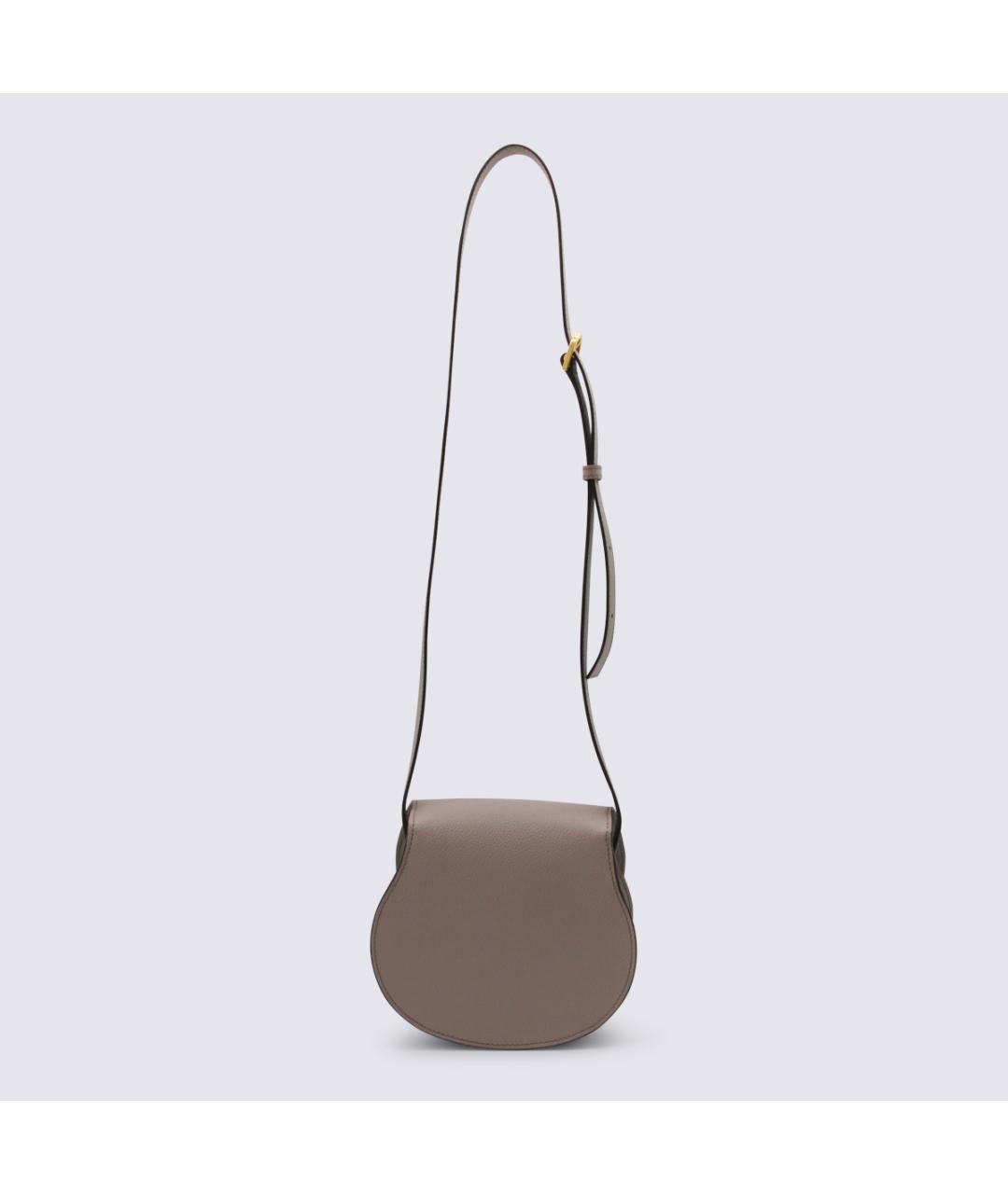 CHLOE Коричневая кожаная сумка через плечо, фото 3