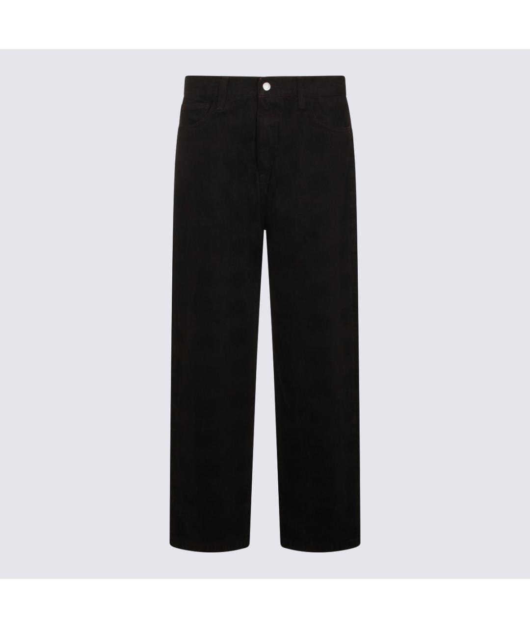 CARHARTT WIP Черные хлопковые прямые джинсы, фото 5