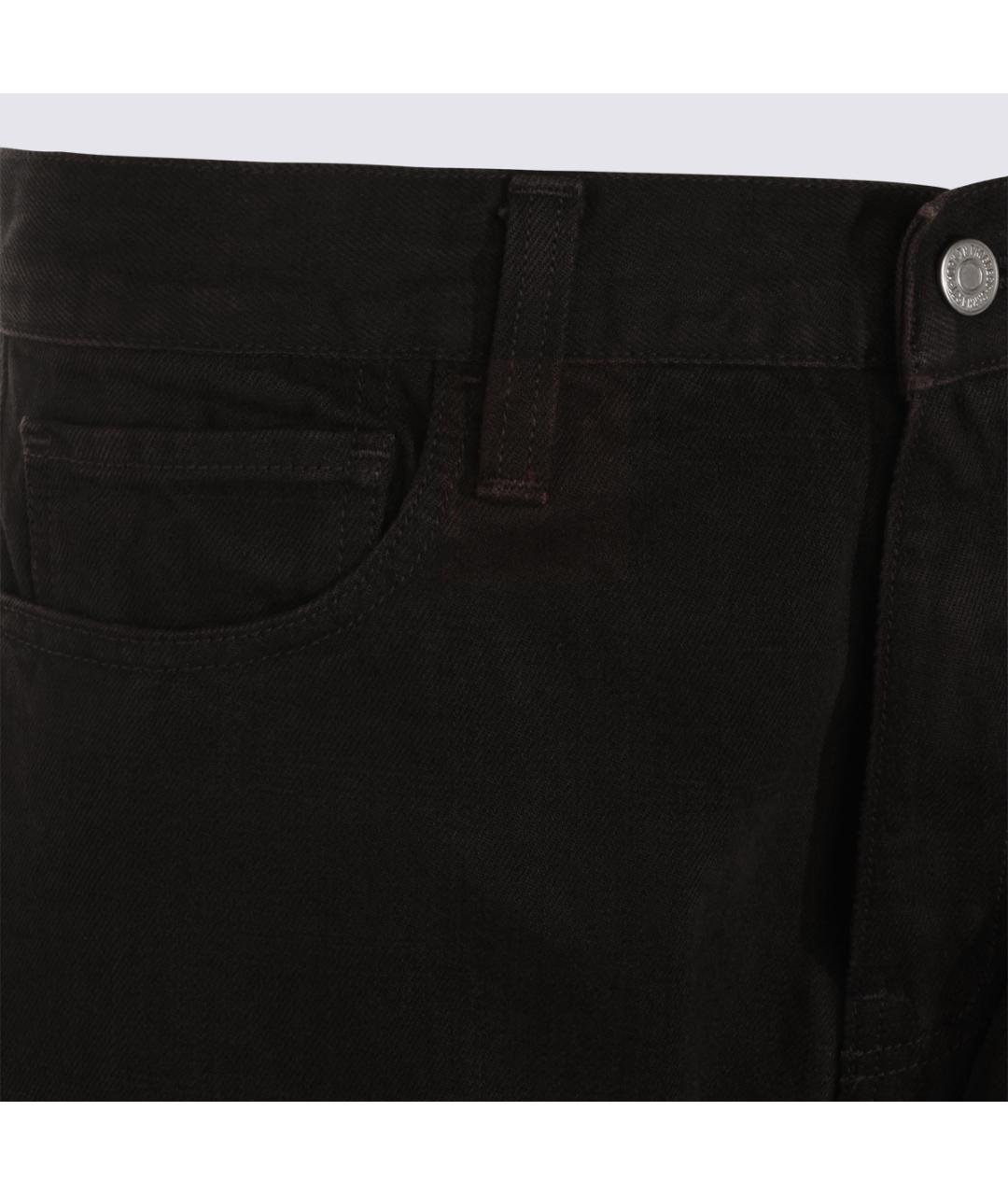 CARHARTT WIP Черные хлопковые прямые джинсы, фото 3