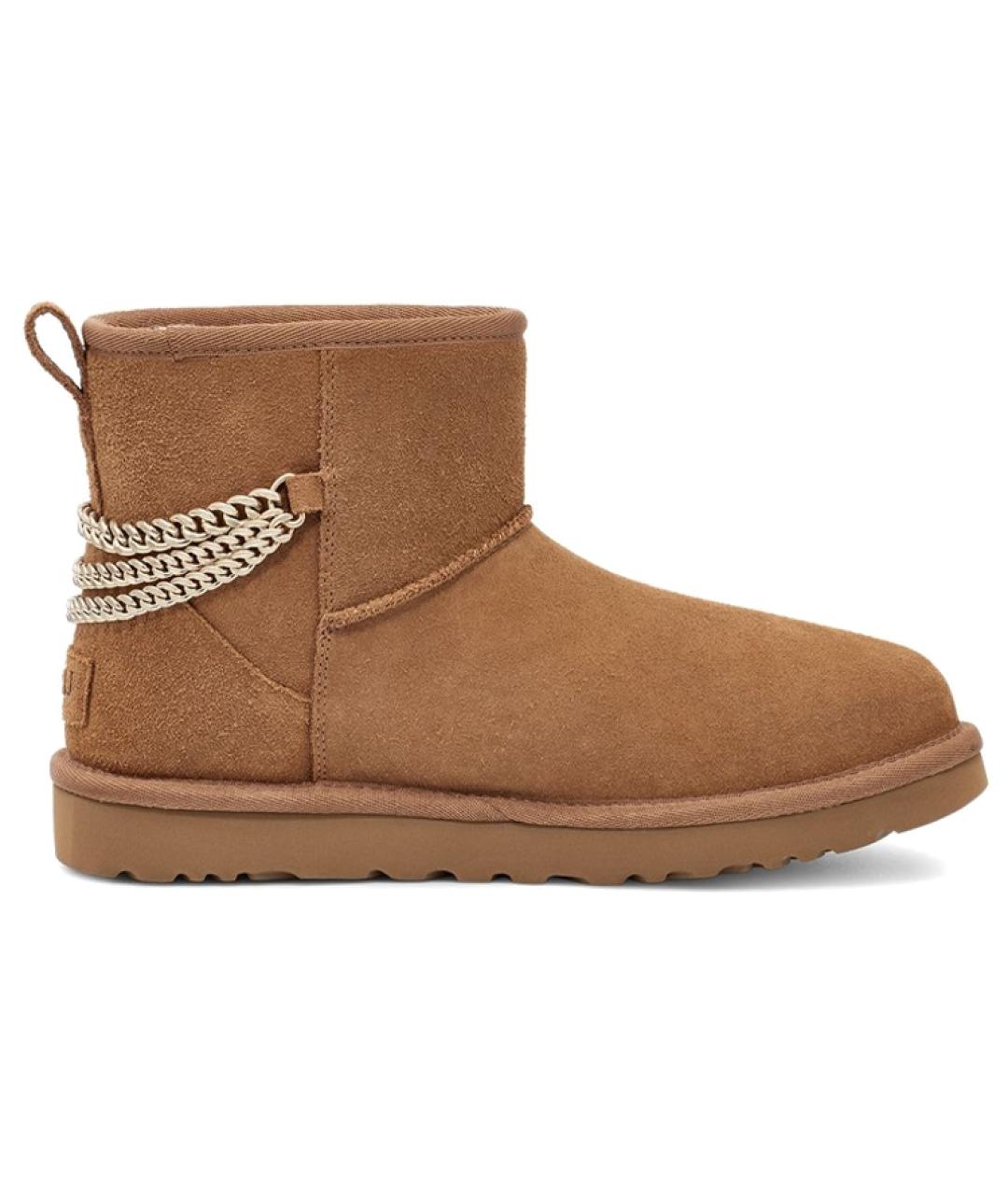 UGG AUSTRALIA Коричневые замшевые ботинки, фото 2