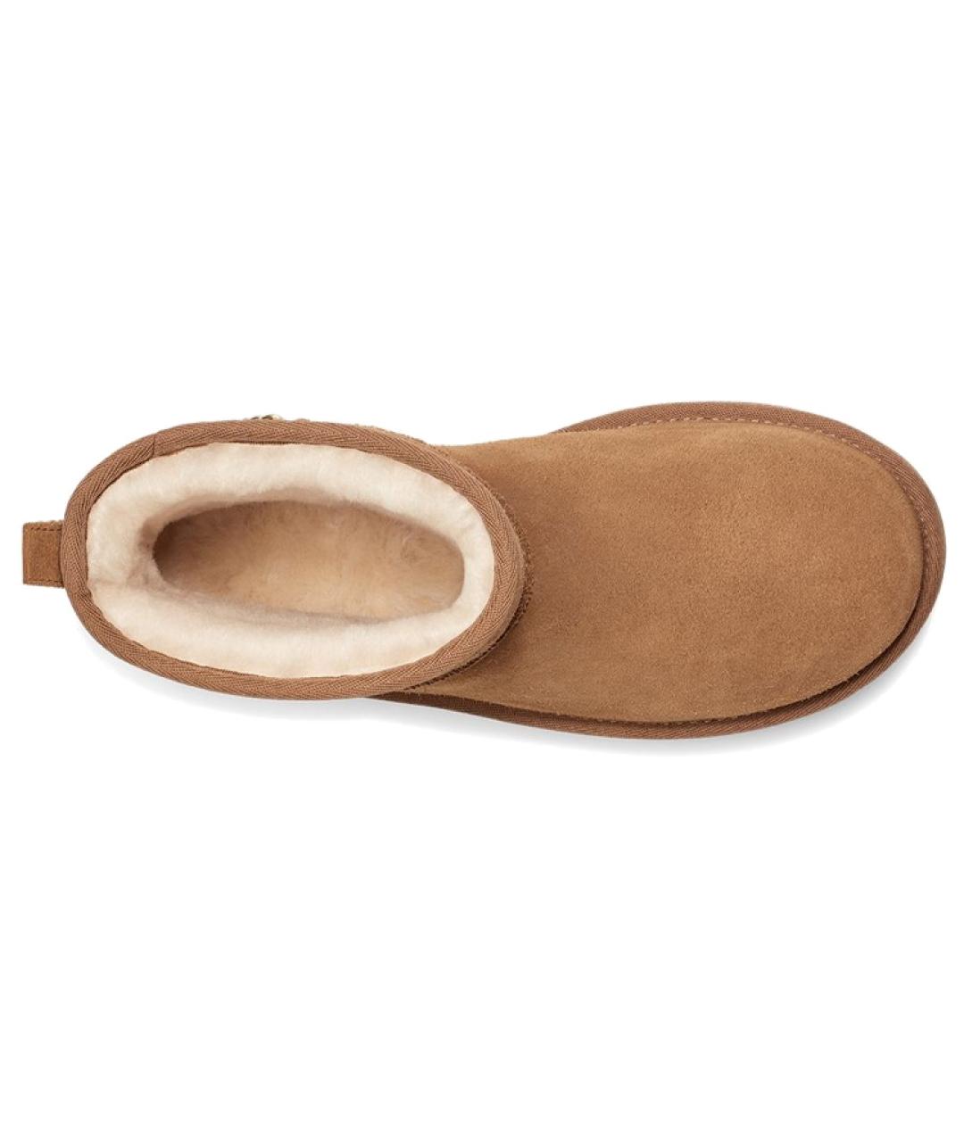 UGG AUSTRALIA Коричневые замшевые ботинки, фото 4