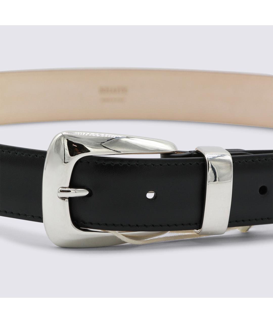 KHAITE Черный кожаный ремень, фото 2