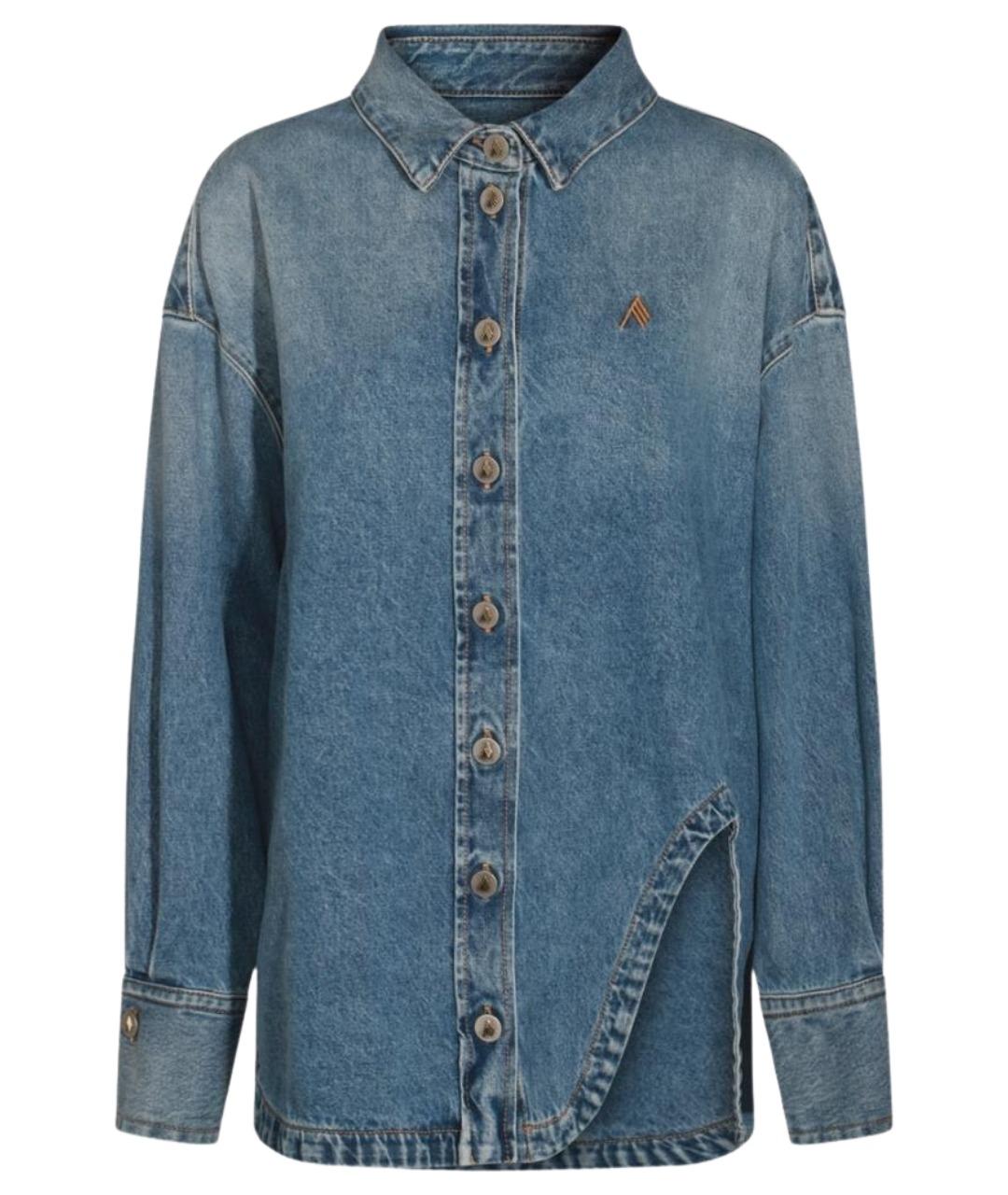 THE ATTICO Синяя хлопковая рубашка, фото 1